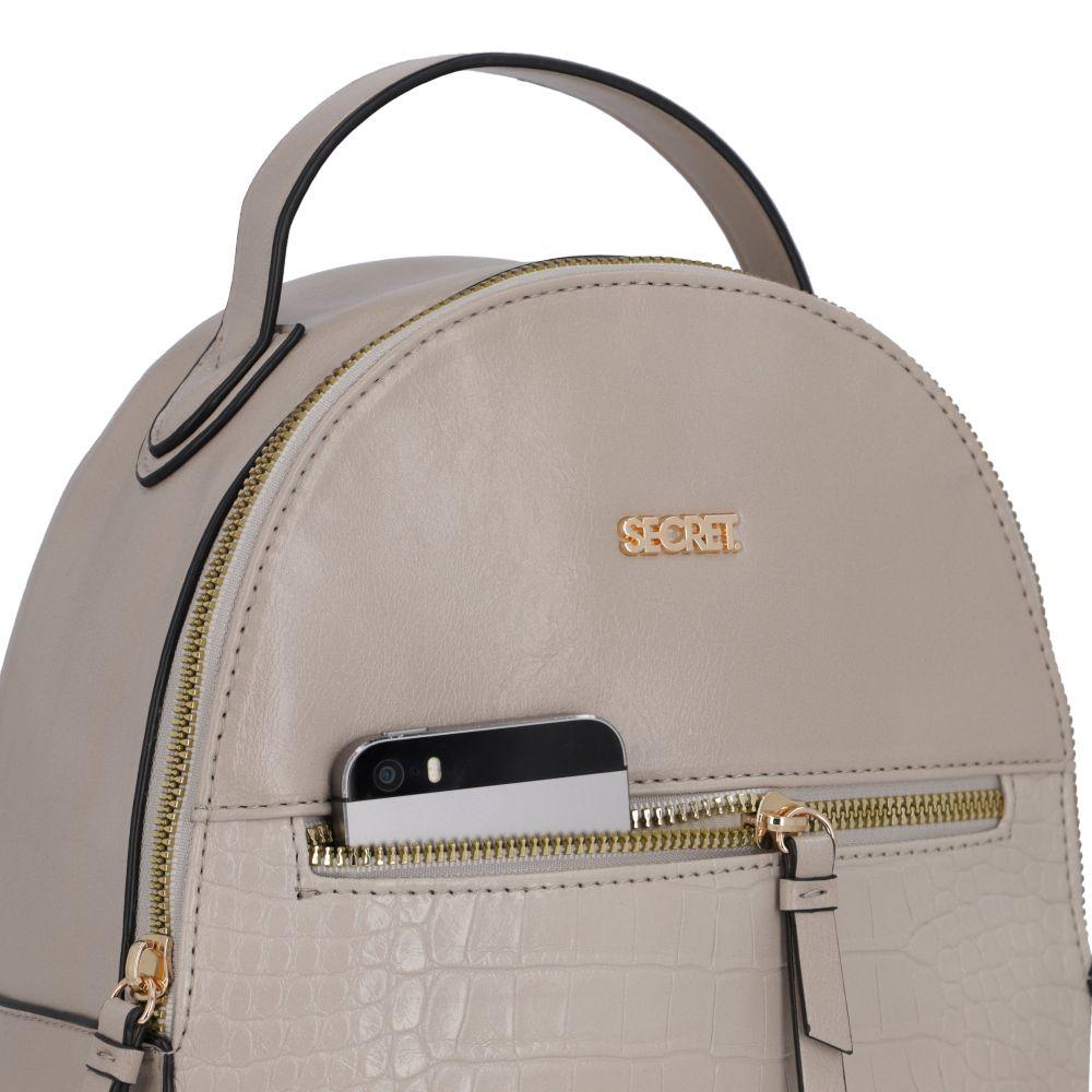 Mochila Ginebra Casual Gris Secret M-17