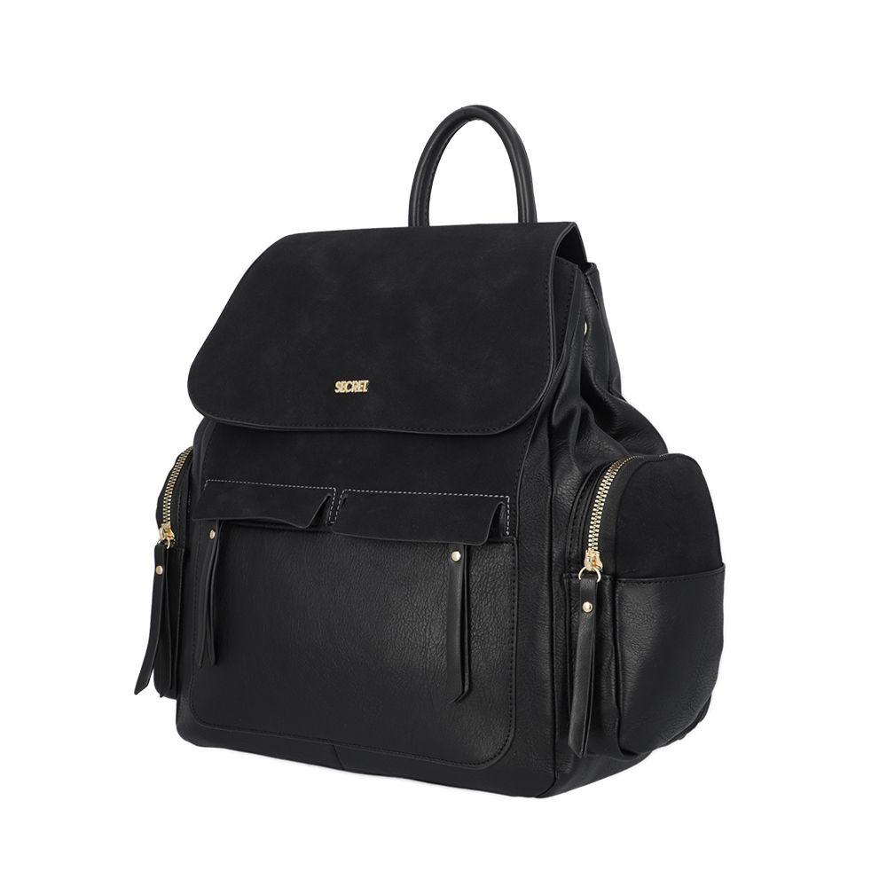 Mochila Mujer Bergen Negra Secret-1