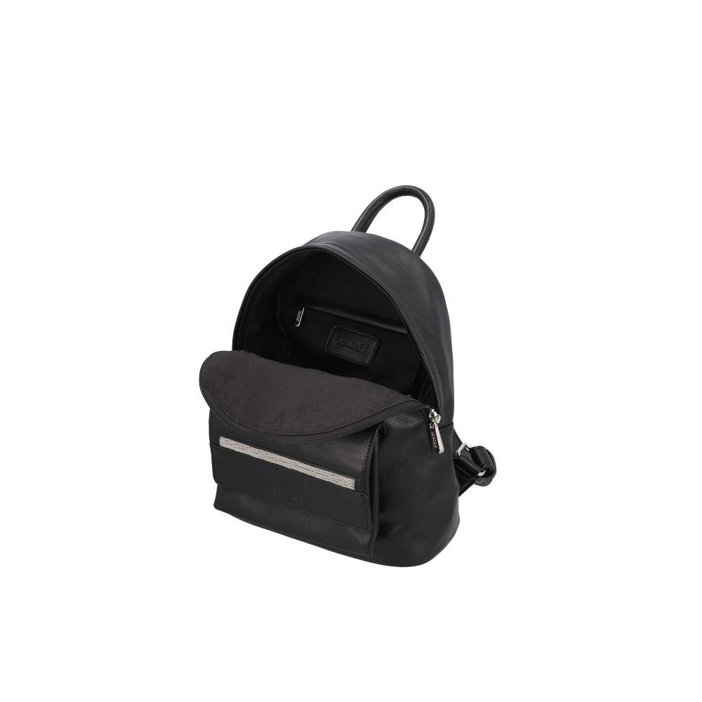 Mochila Cordoba Casual Negro Secret-5