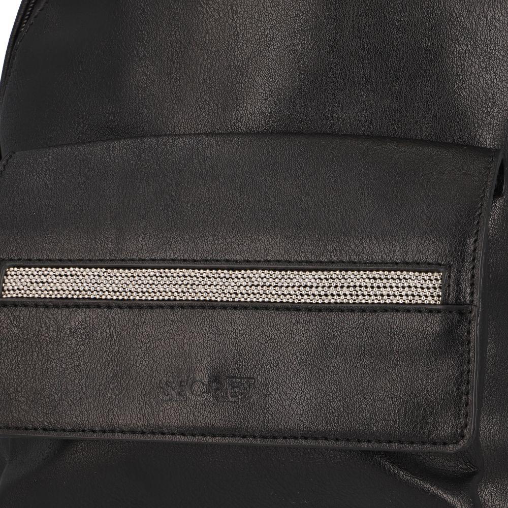 Mochila Cordoba Casual Negro Secret-7