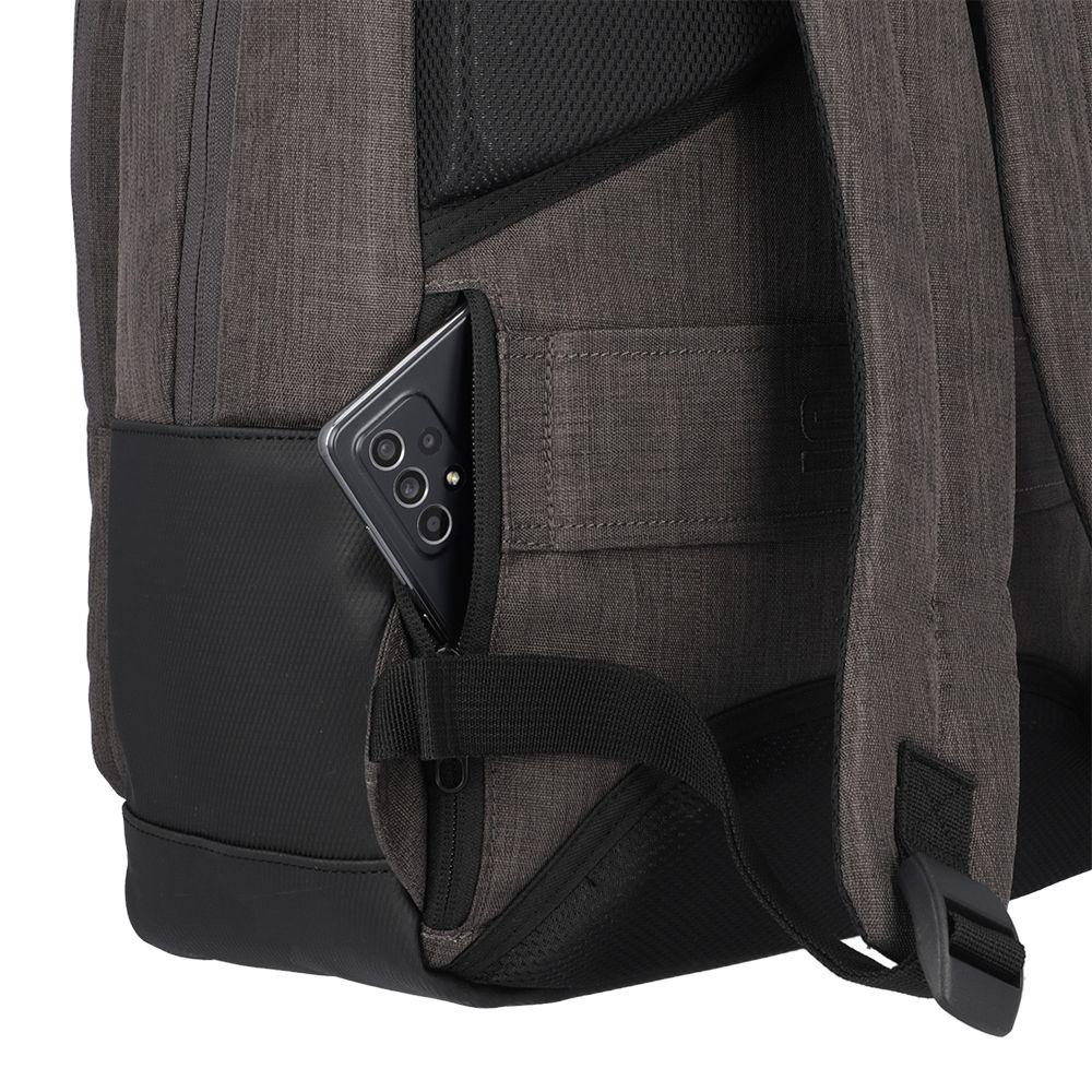 Mochila Notebook Saxoline City Gris 17"-8
