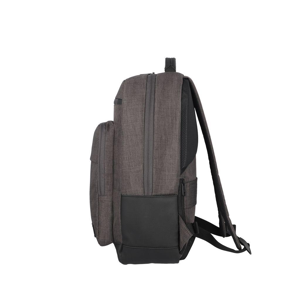 Mochila Notebook Saxoline City Gris 17"-4
