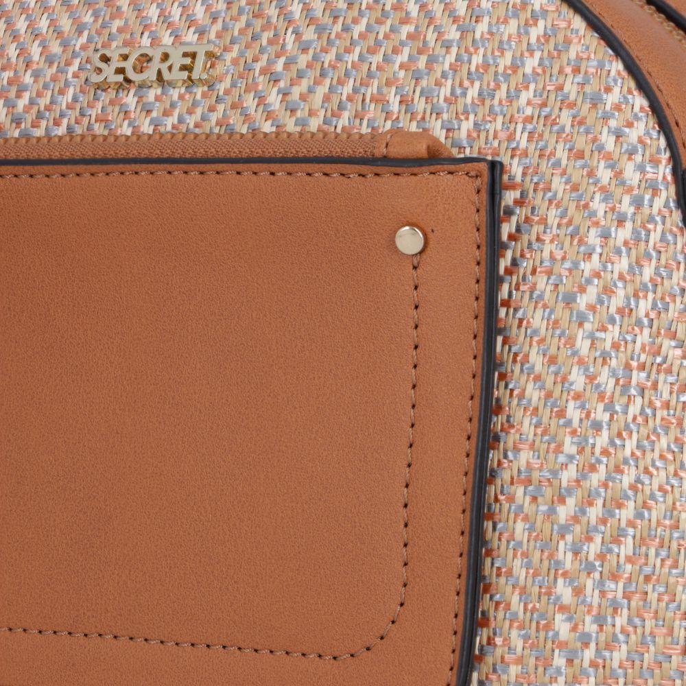 Cartera Uruguay Casual Tostado Secret S-7