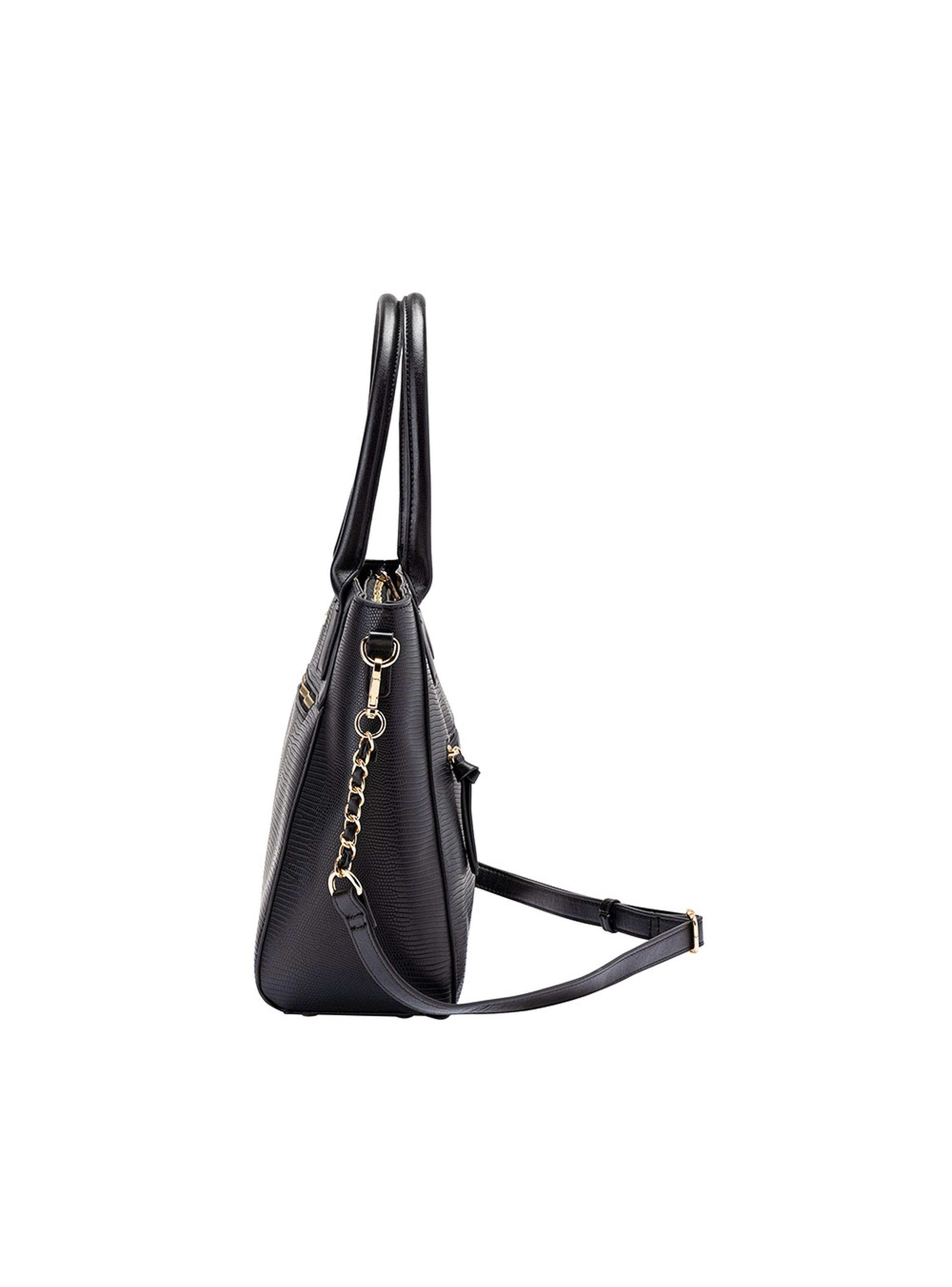 Cartera Tote Secret Virginia FW24 Negro L-4