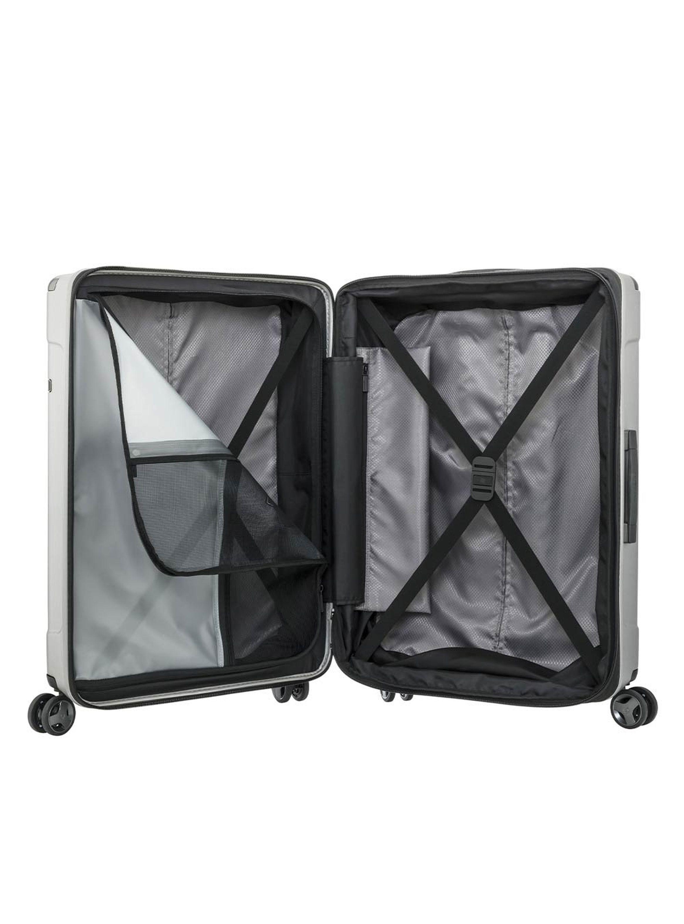 Maleta Grande Samsonite Evoa Plateado-3