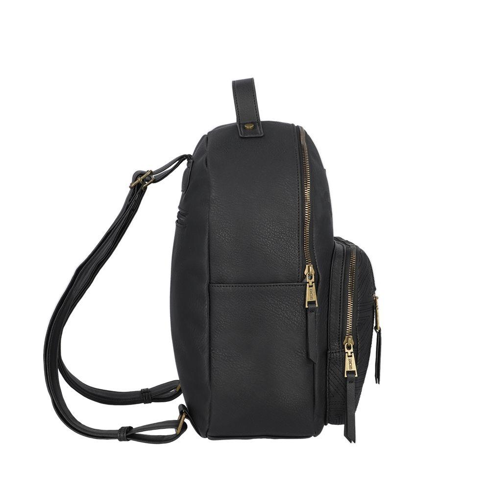 Mochila Mujer Croacia Negra Secret-5
