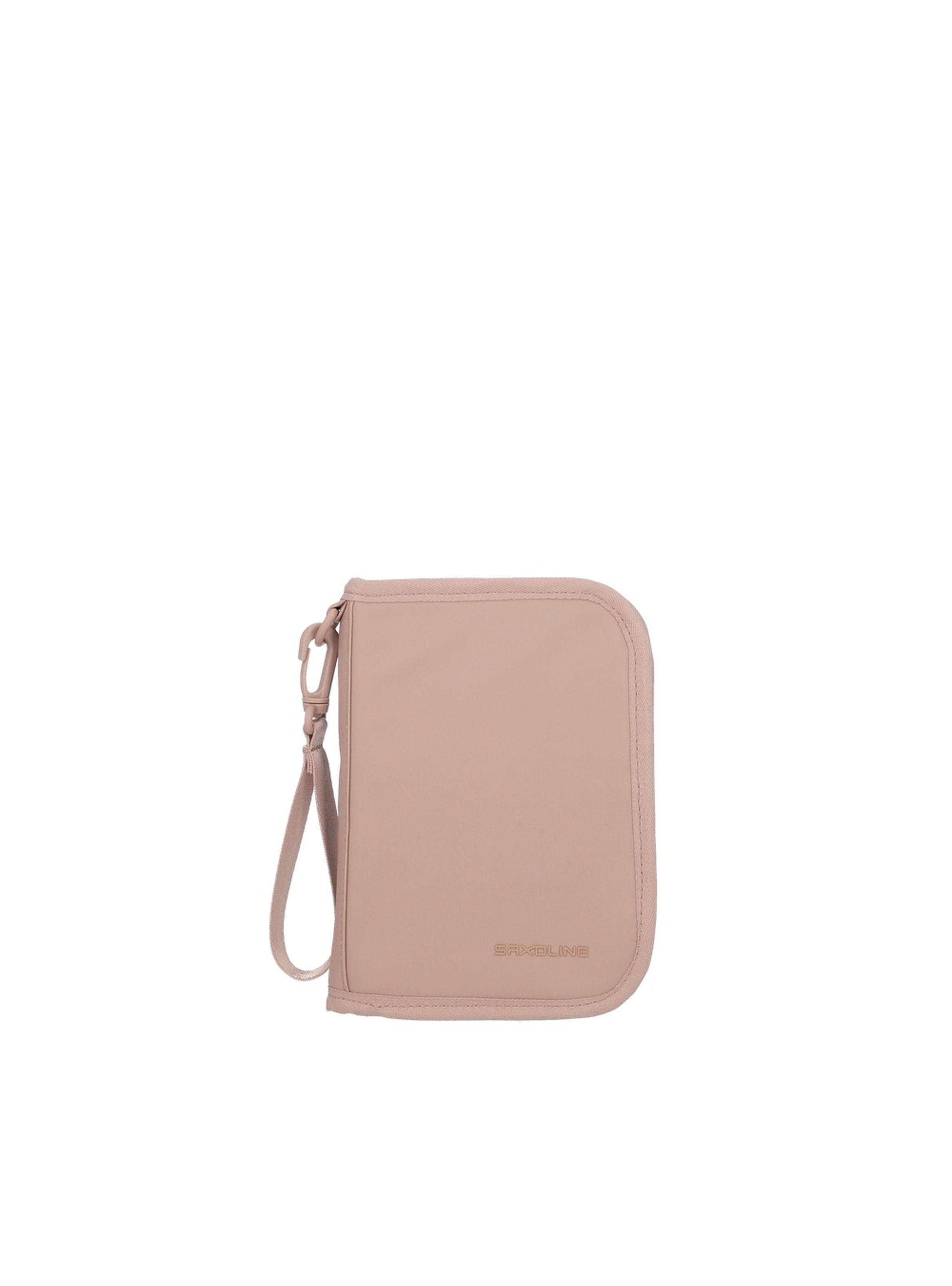Porta Pasaporte Estuche protector de Viaje Saxoline Rosado-0