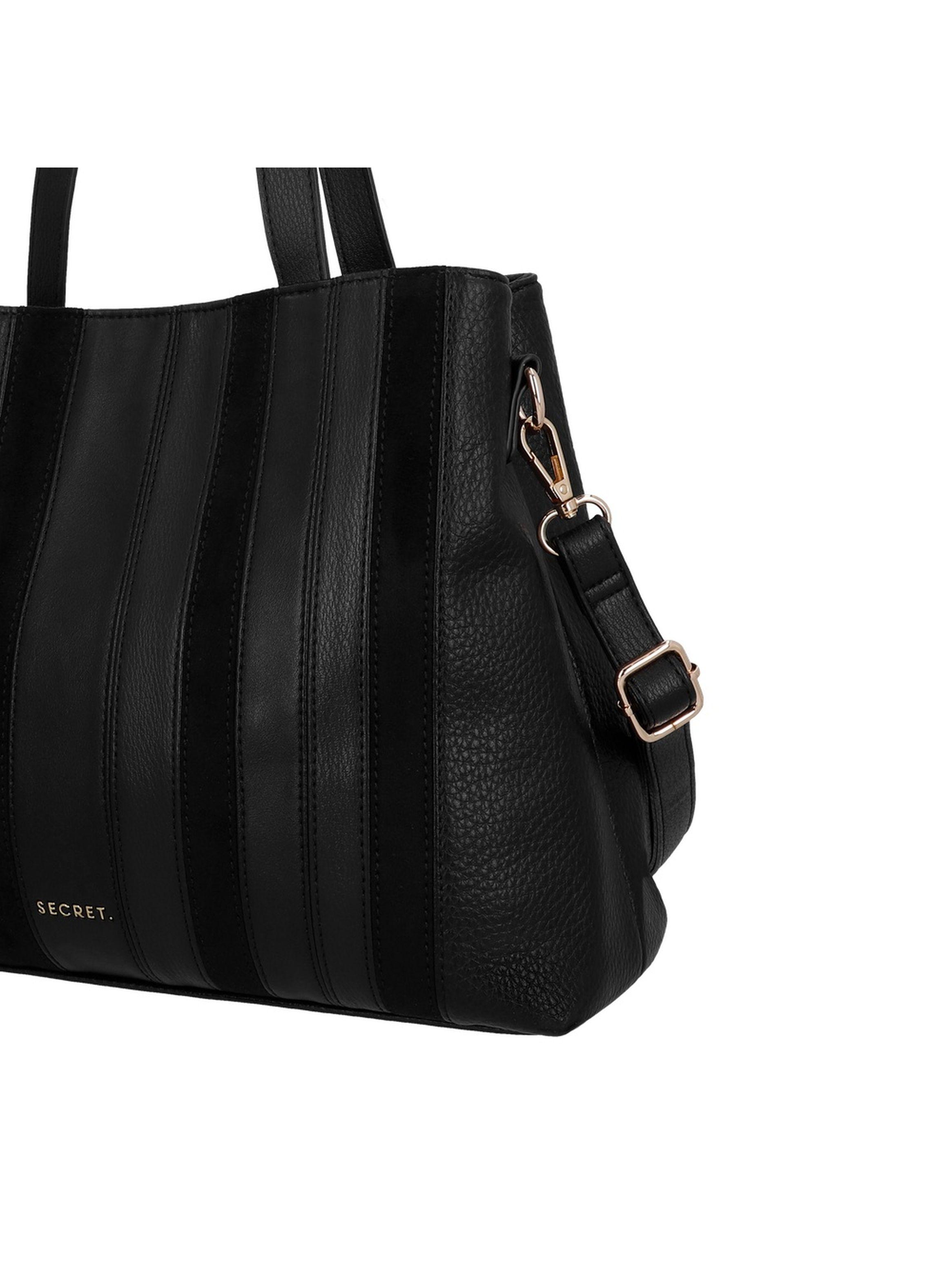 Cartera de hombro Secret Pretoria ST6 L Negro-4