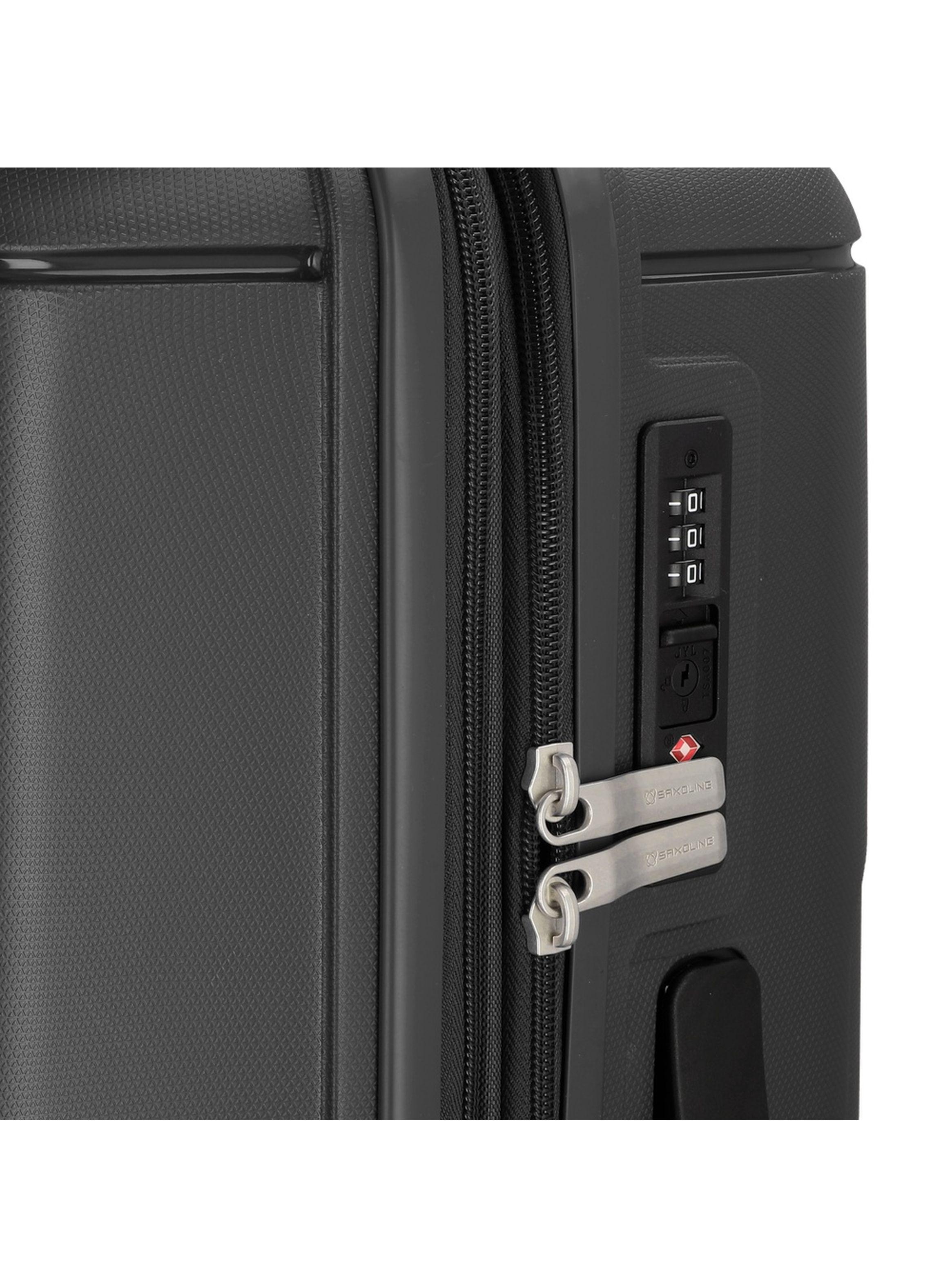 Maleta Mediana Saxoline Fortress 2.0 Negro-9