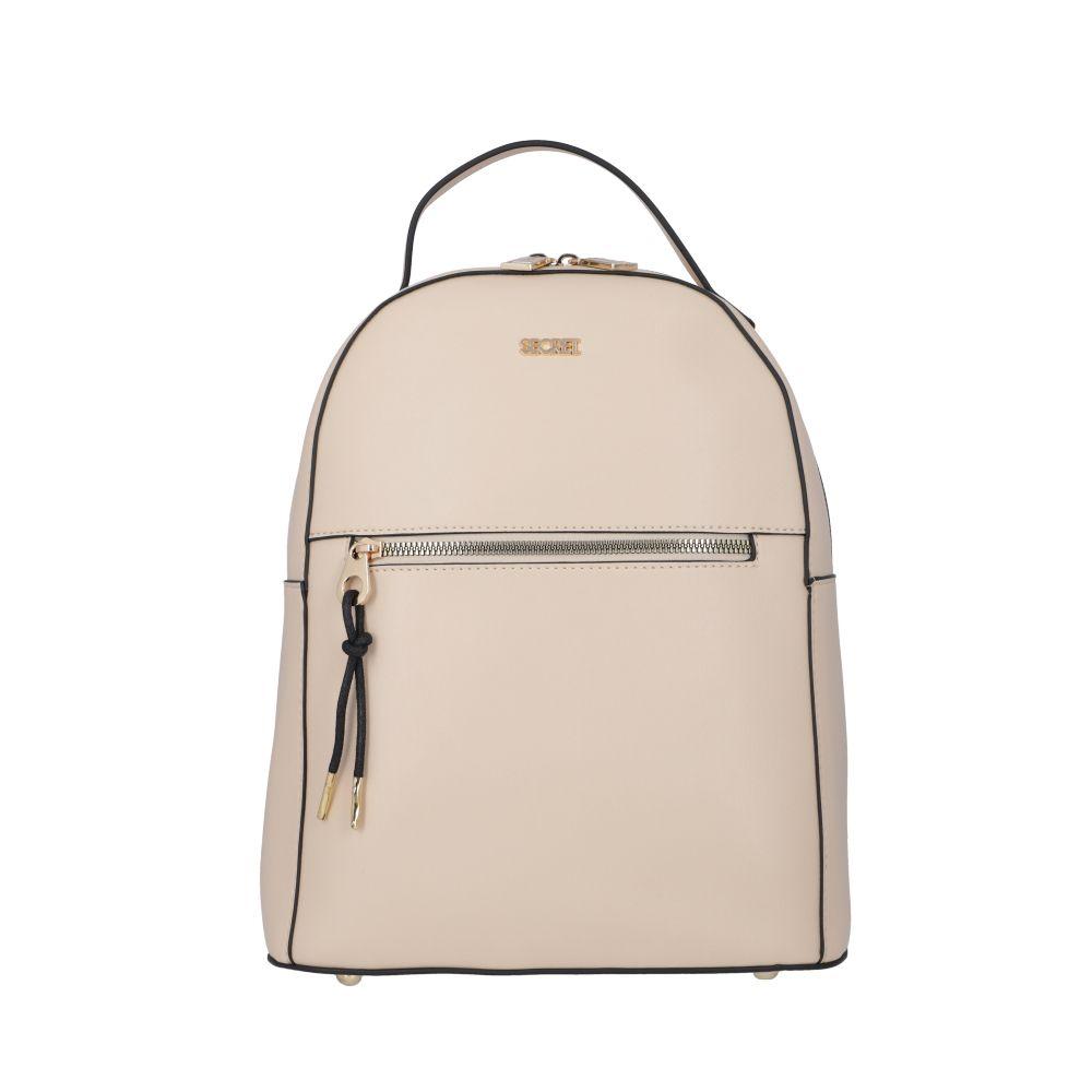 Mochila Virginia Casual Marfil Secret L-0