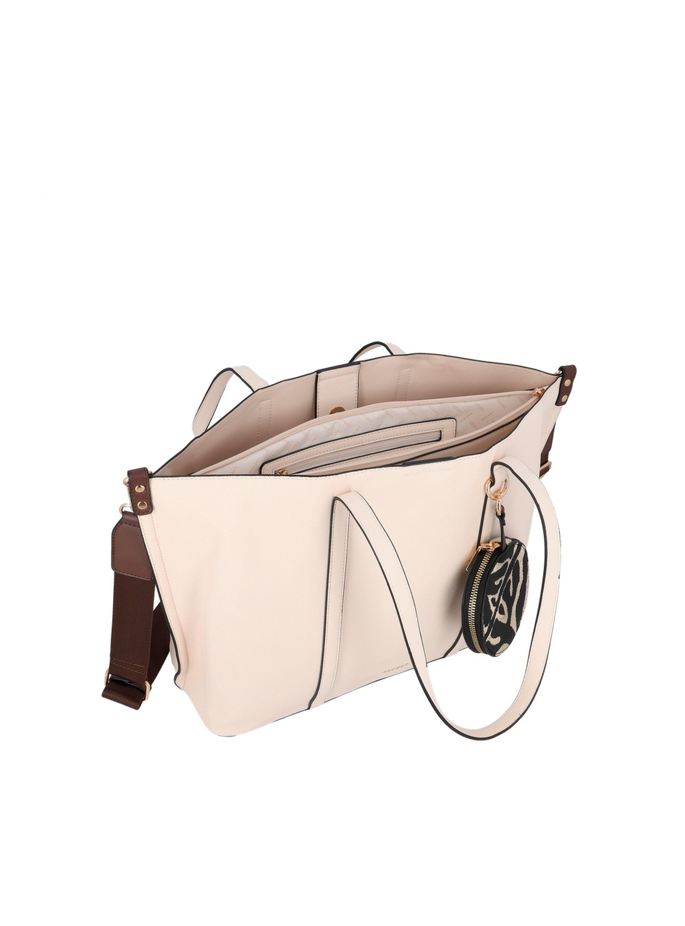 Cartera Tote Secret Vostok ST6 L Beige-3