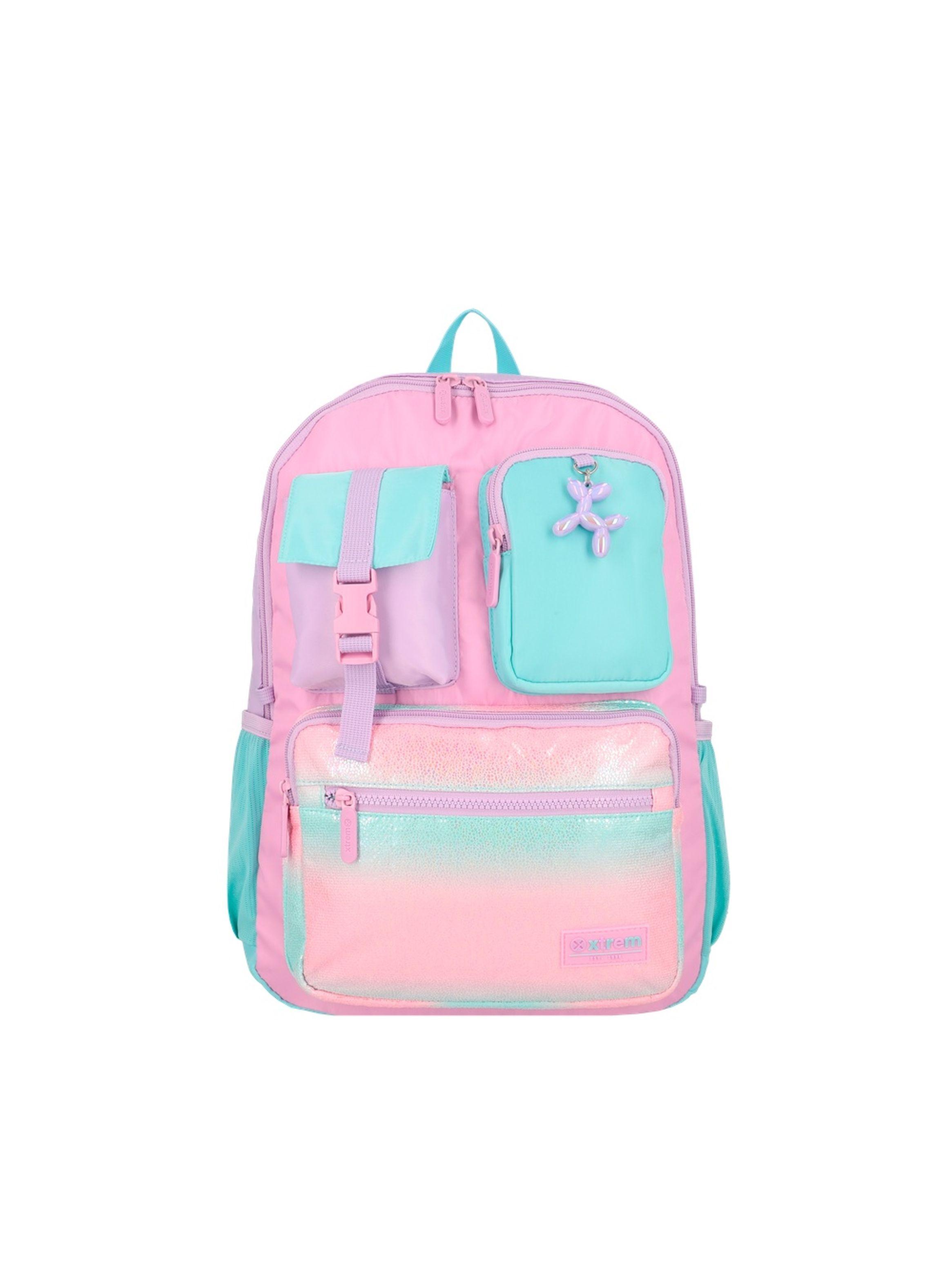 Mochila Notebook Xtrem Cleveland 6XT Rosado/Multicolor 15"-0