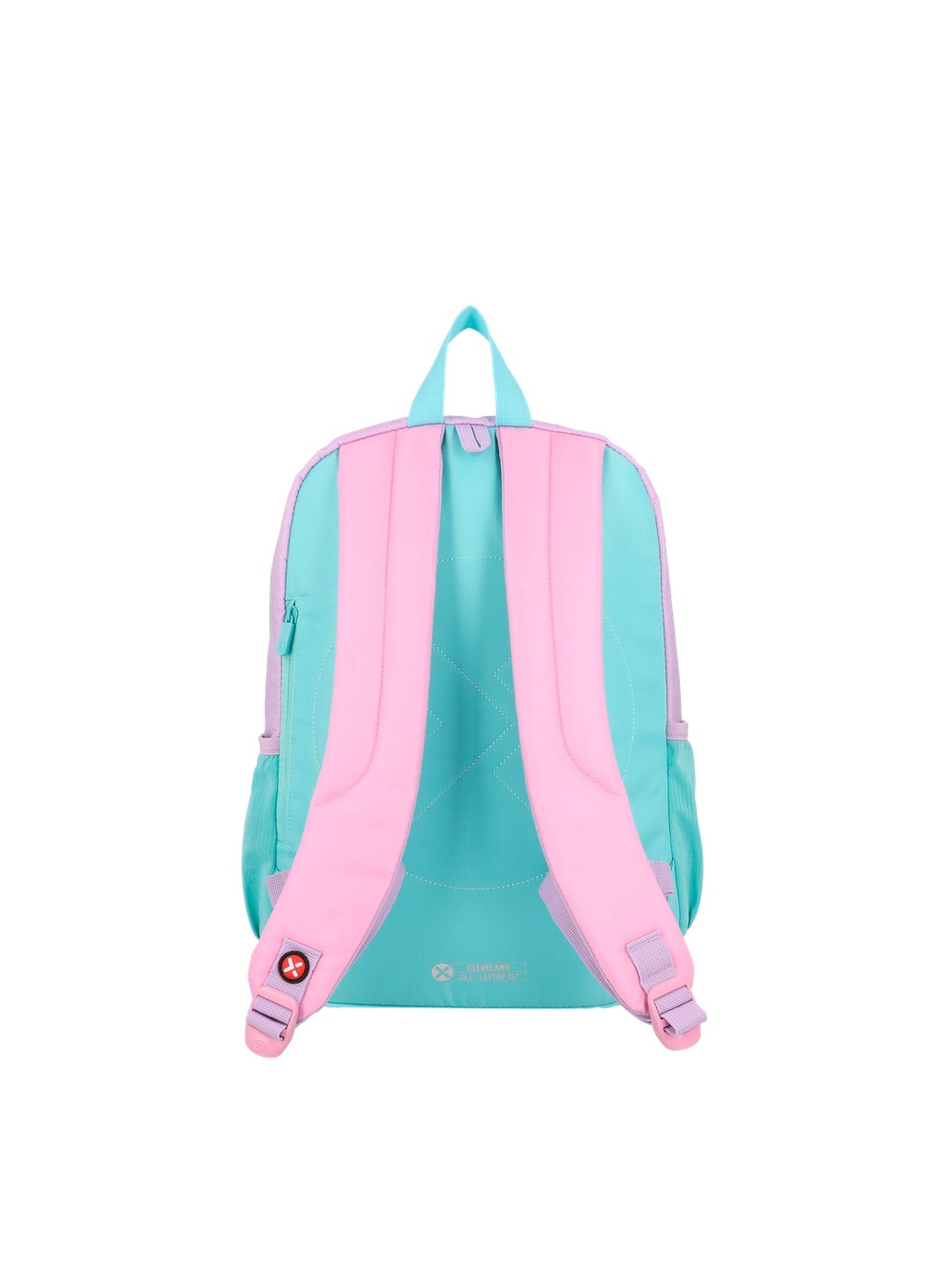Mochila Notebook Xtrem Cleveland 6XT Rosado/Multicolor 15"-2