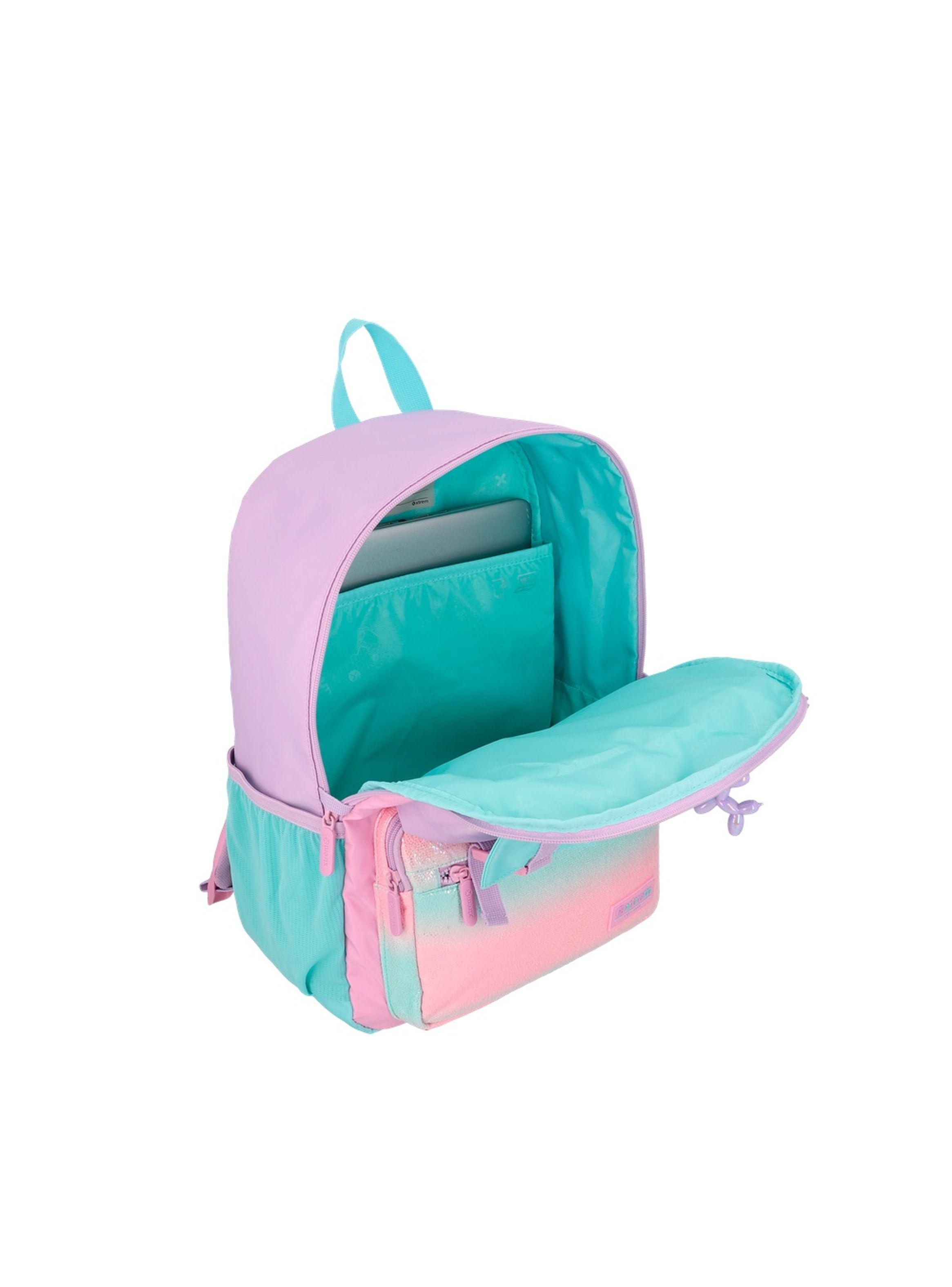 Mochila Notebook Xtrem Cleveland 6XT Rosado/Multicolor 15"-3