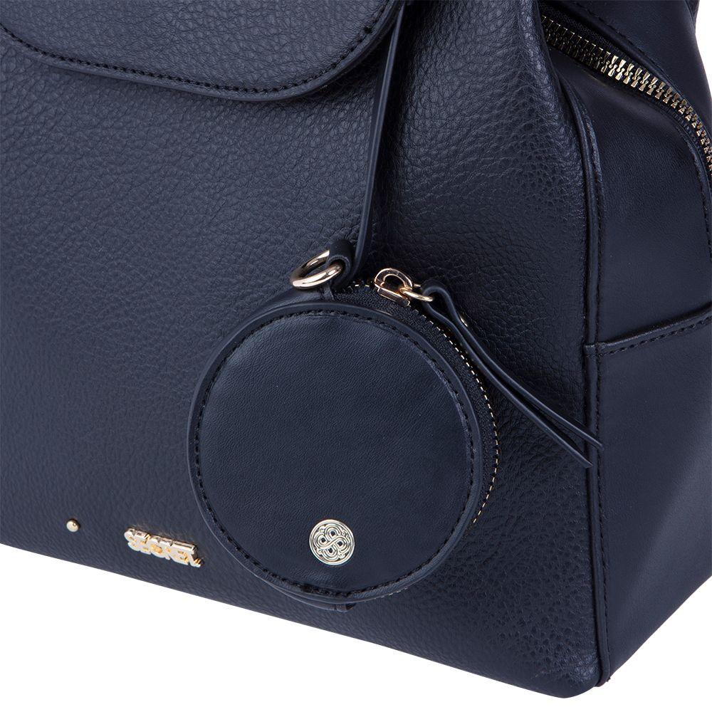 Mochila Burdeos Negra Secret-8