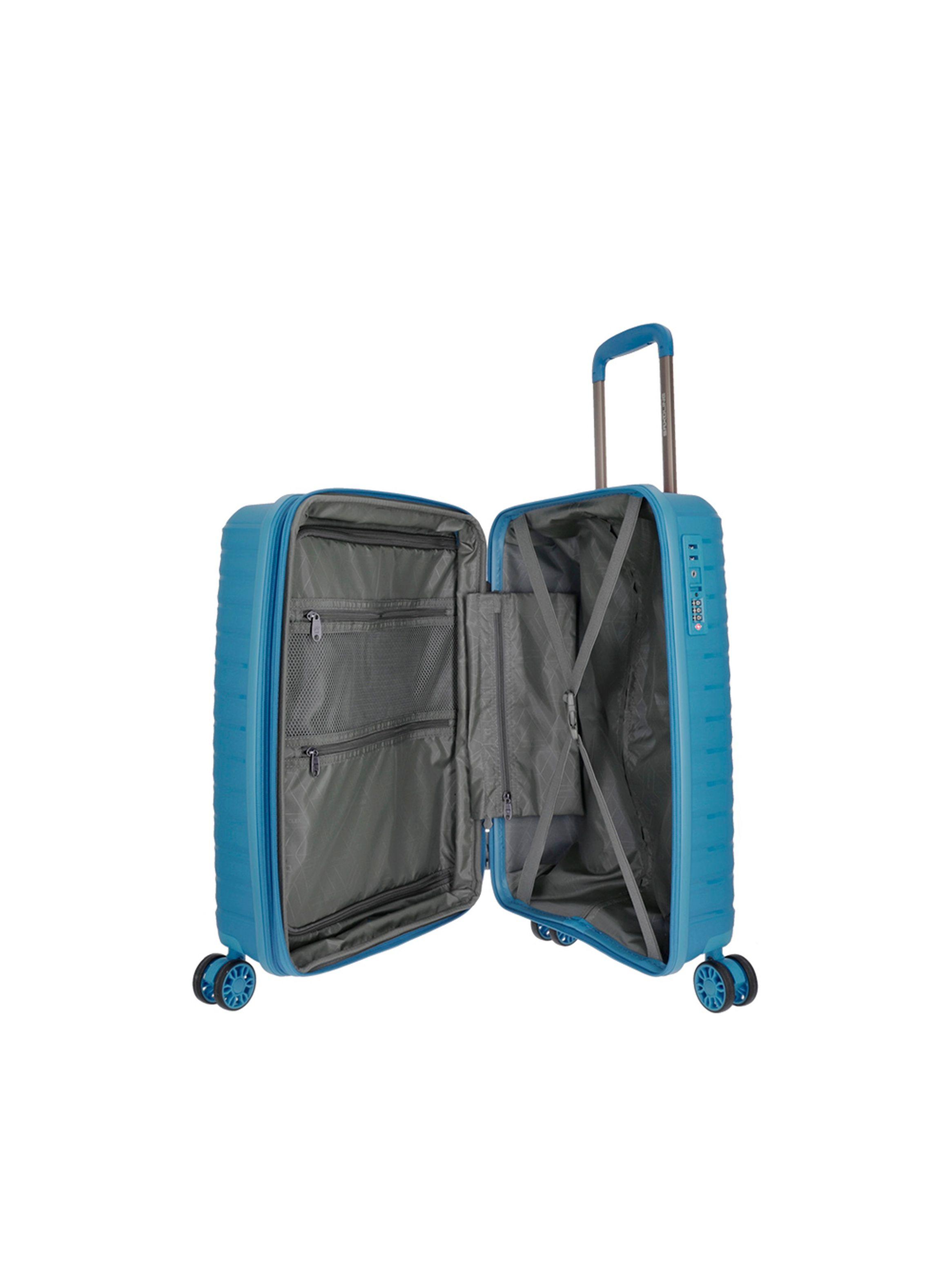 Maleta de Cabina Saxoline Titanium Azul-3