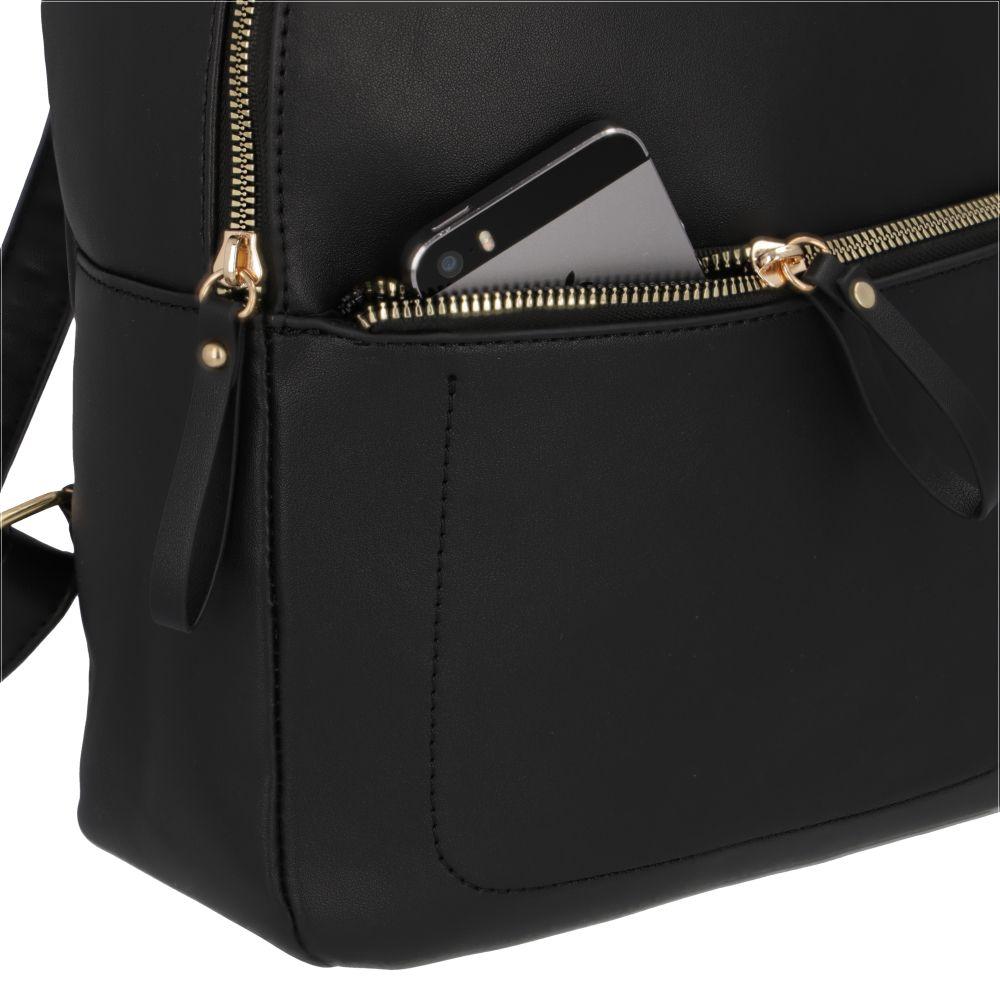 Mochila Bahamas Casual Negro Secret L-8