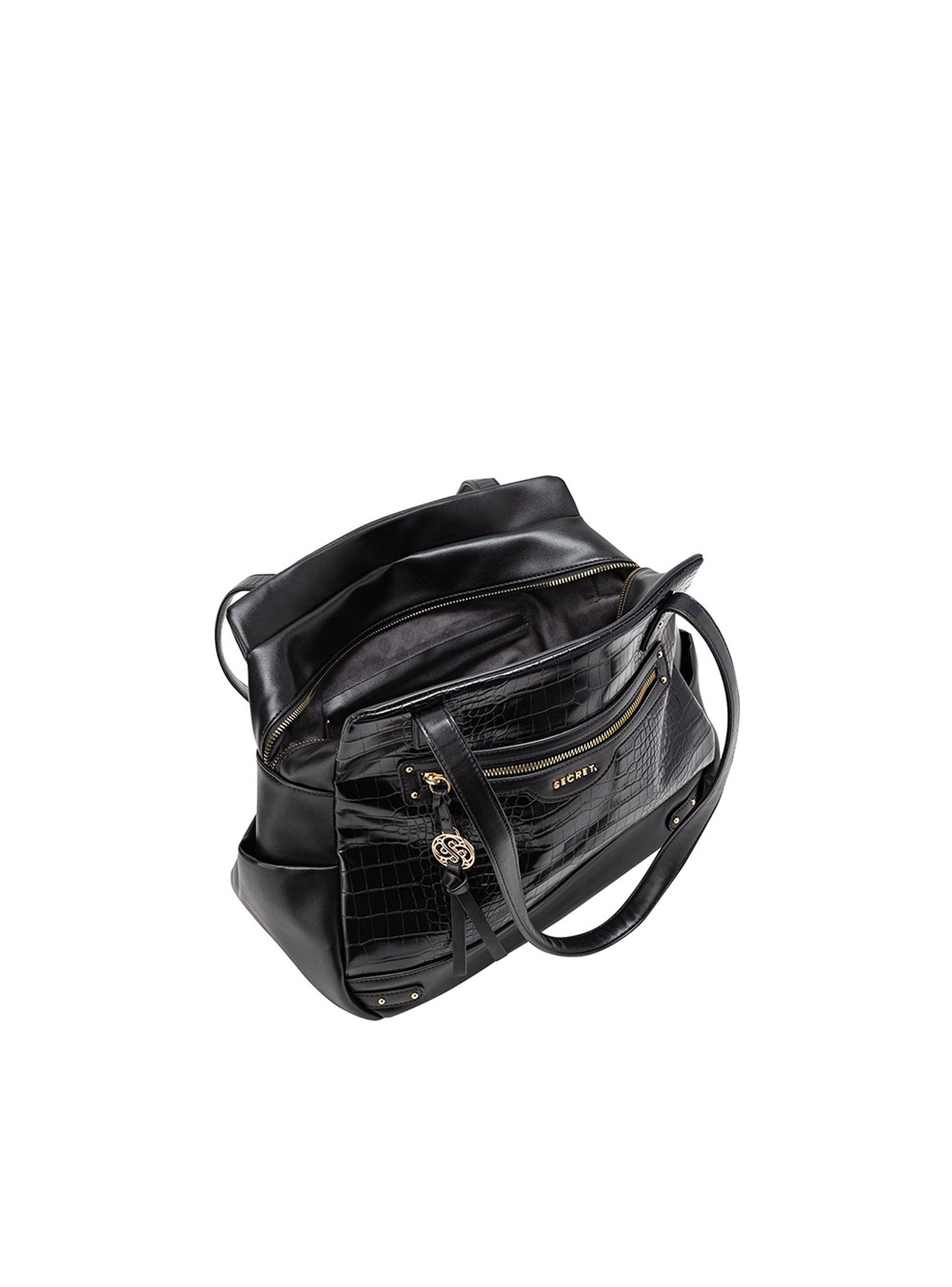 Cartera de hombro Secret Polonia FW24 Negro L-3
