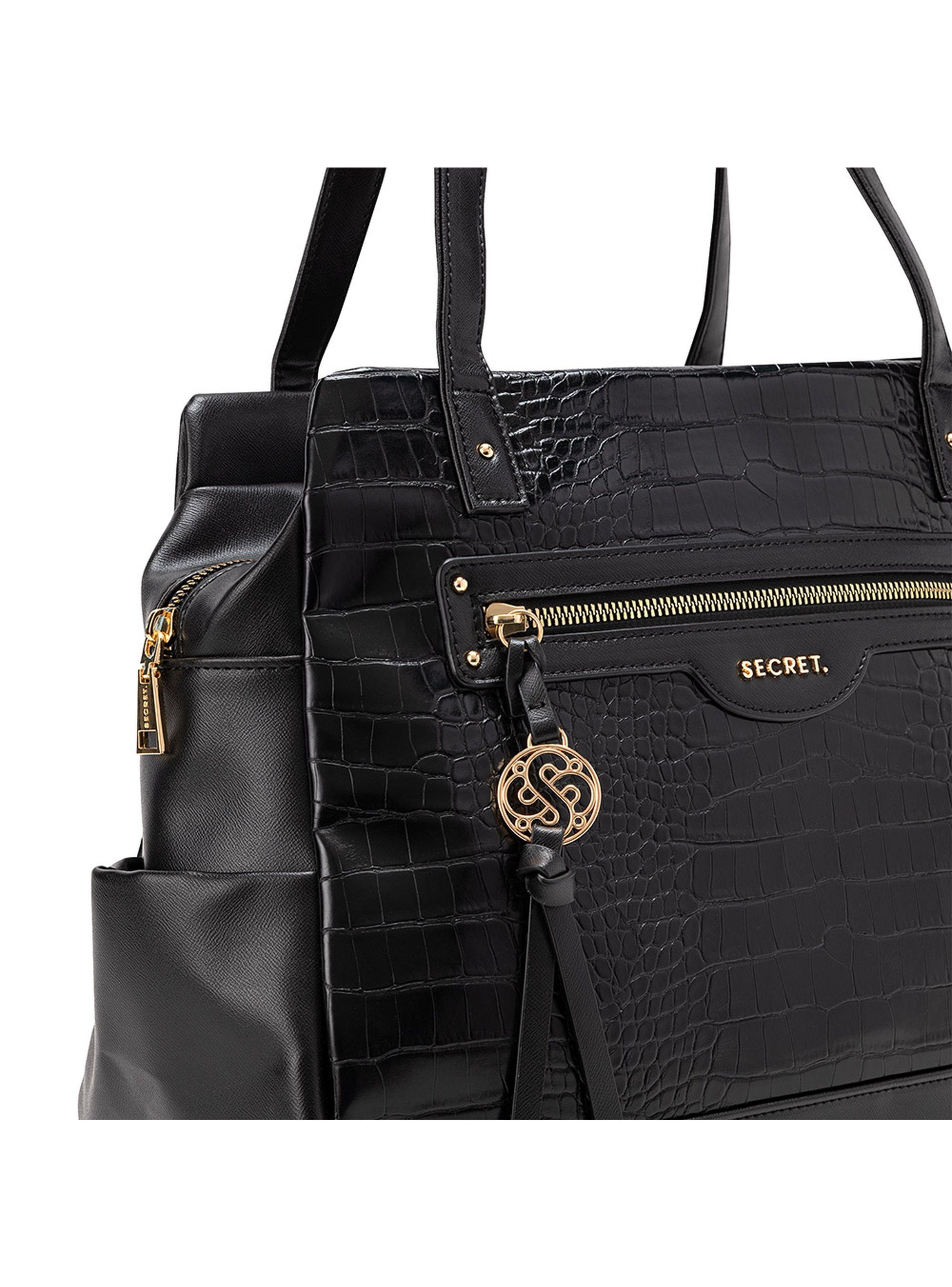 Cartera de hombro Secret Polonia FW24 Negro L-5