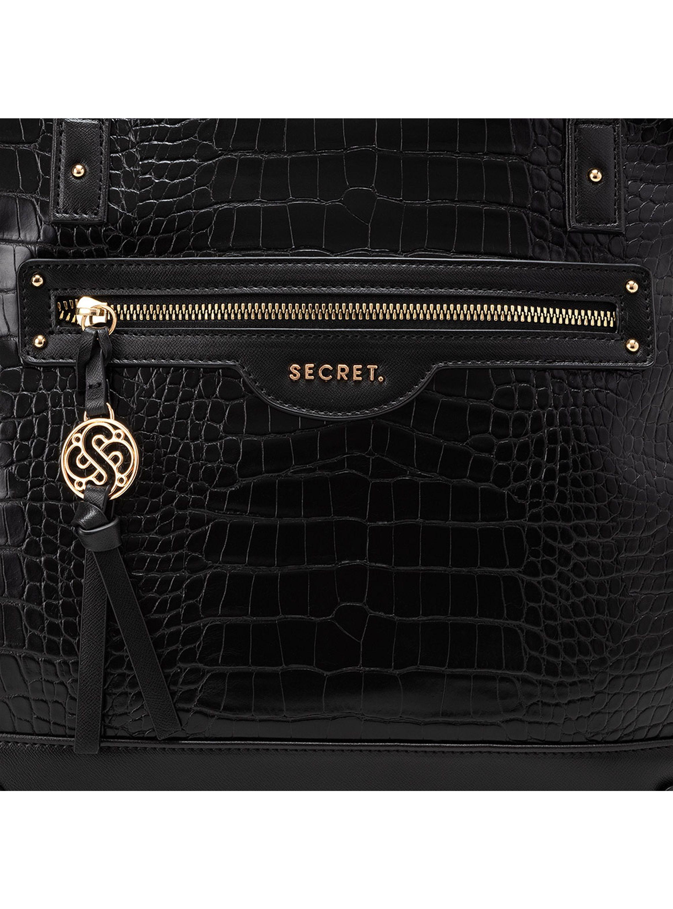Cartera de hombro Secret Polonia FW24 Negro L-6
