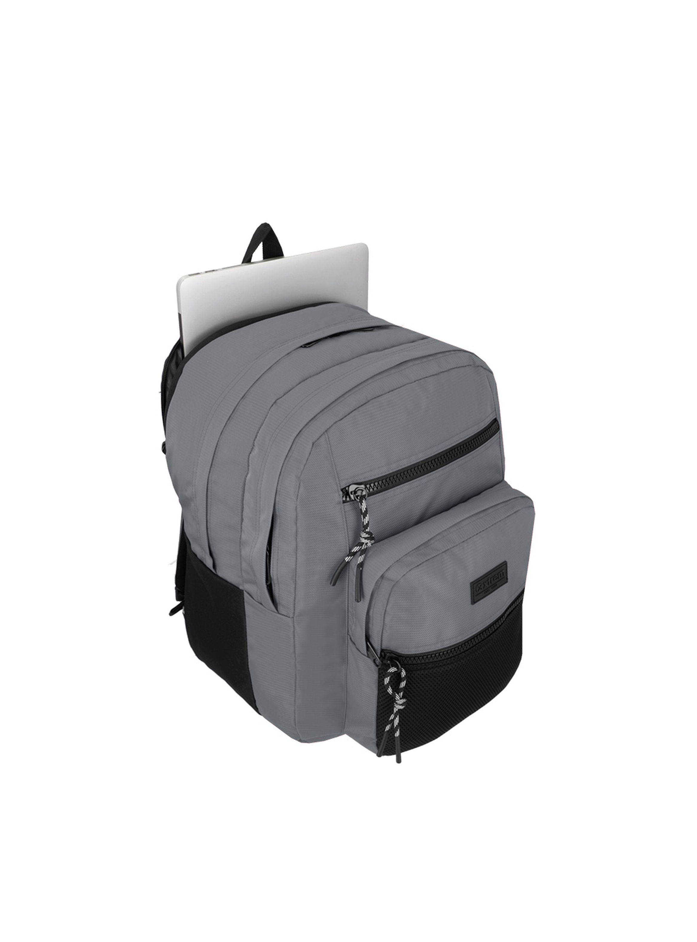 Mochila Notebook Xtrem Kong 5XT Gris 15"-5