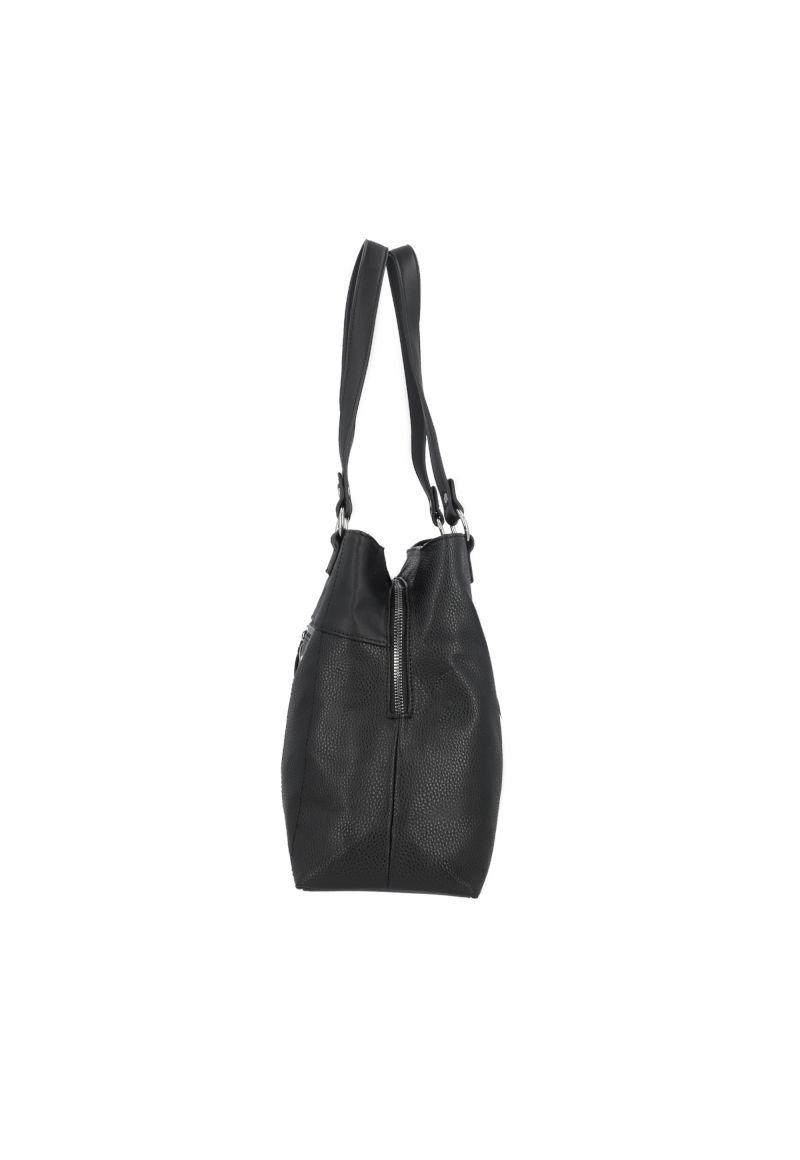Cartera de hombro Melrose negra L-13