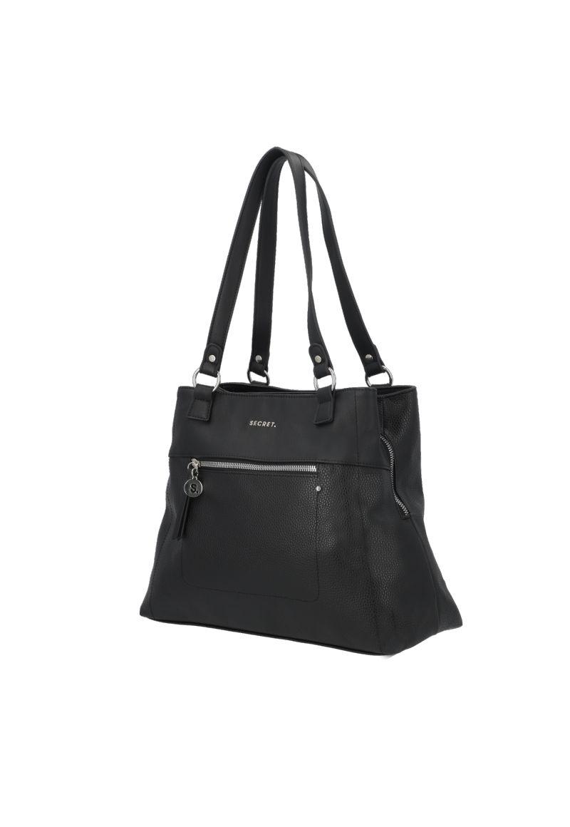 Cartera de hombro Melrose negra L-4