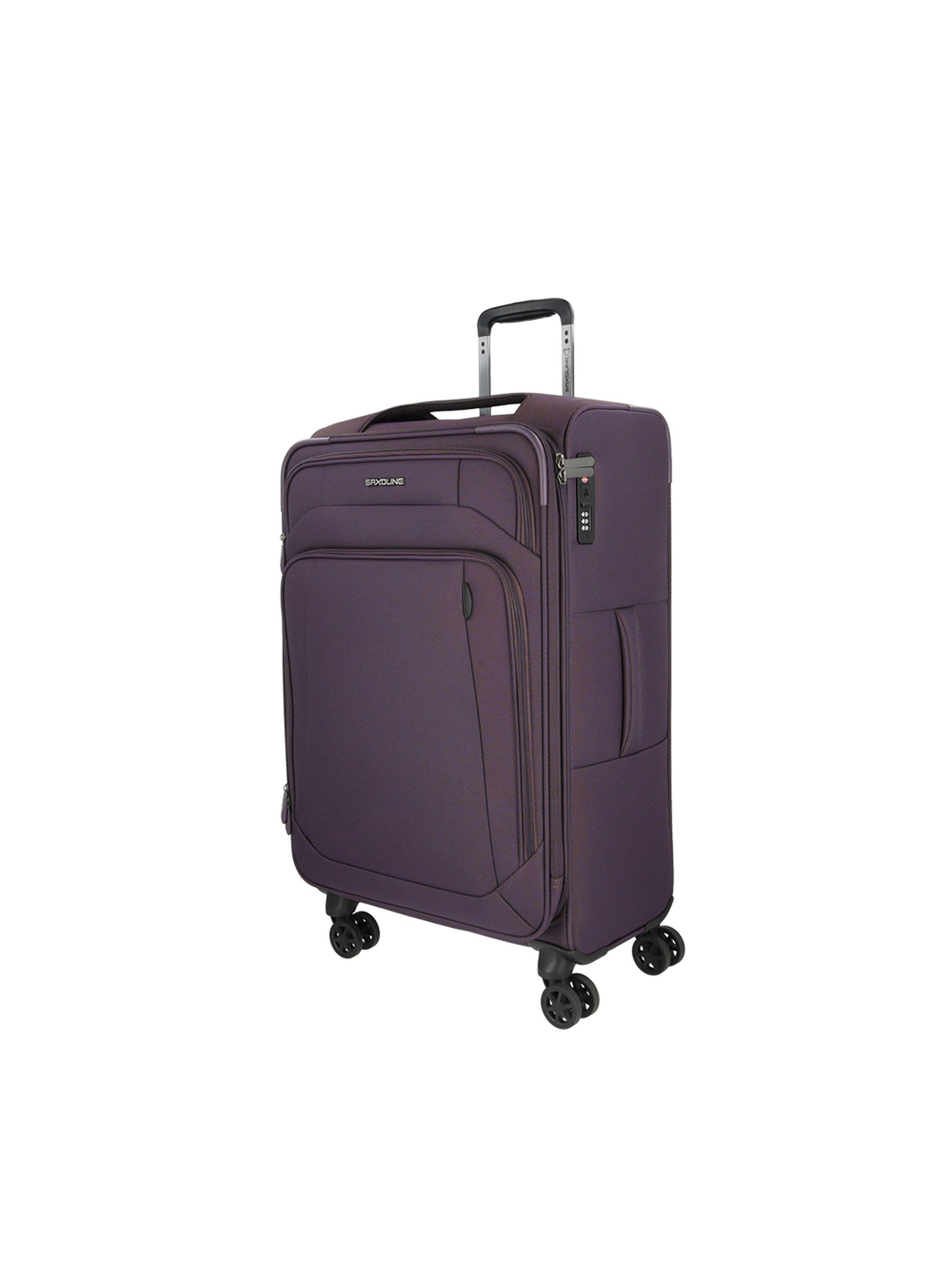 Maleta Mediana Saxoline Airshock 4SX Púrpura-1