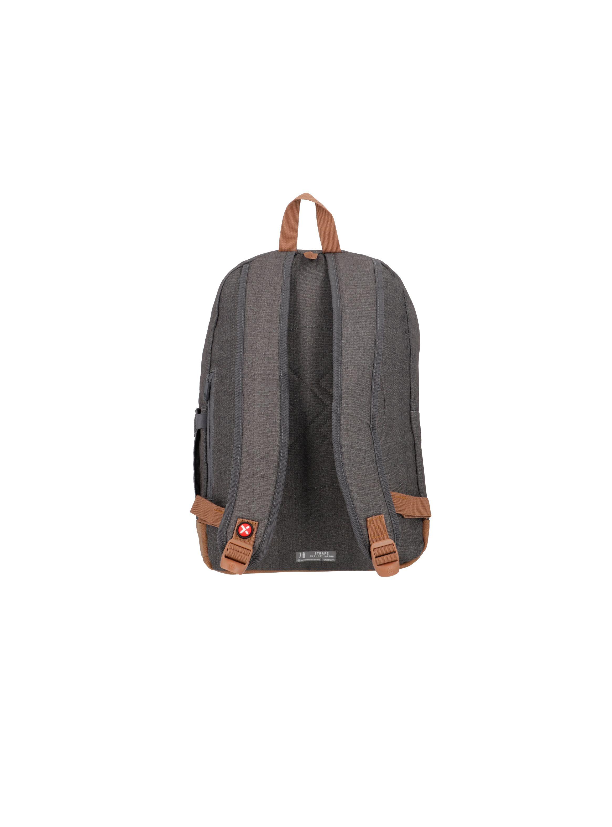 Mochila Notebook Xtrem Straps 4XT Gris 16"-2