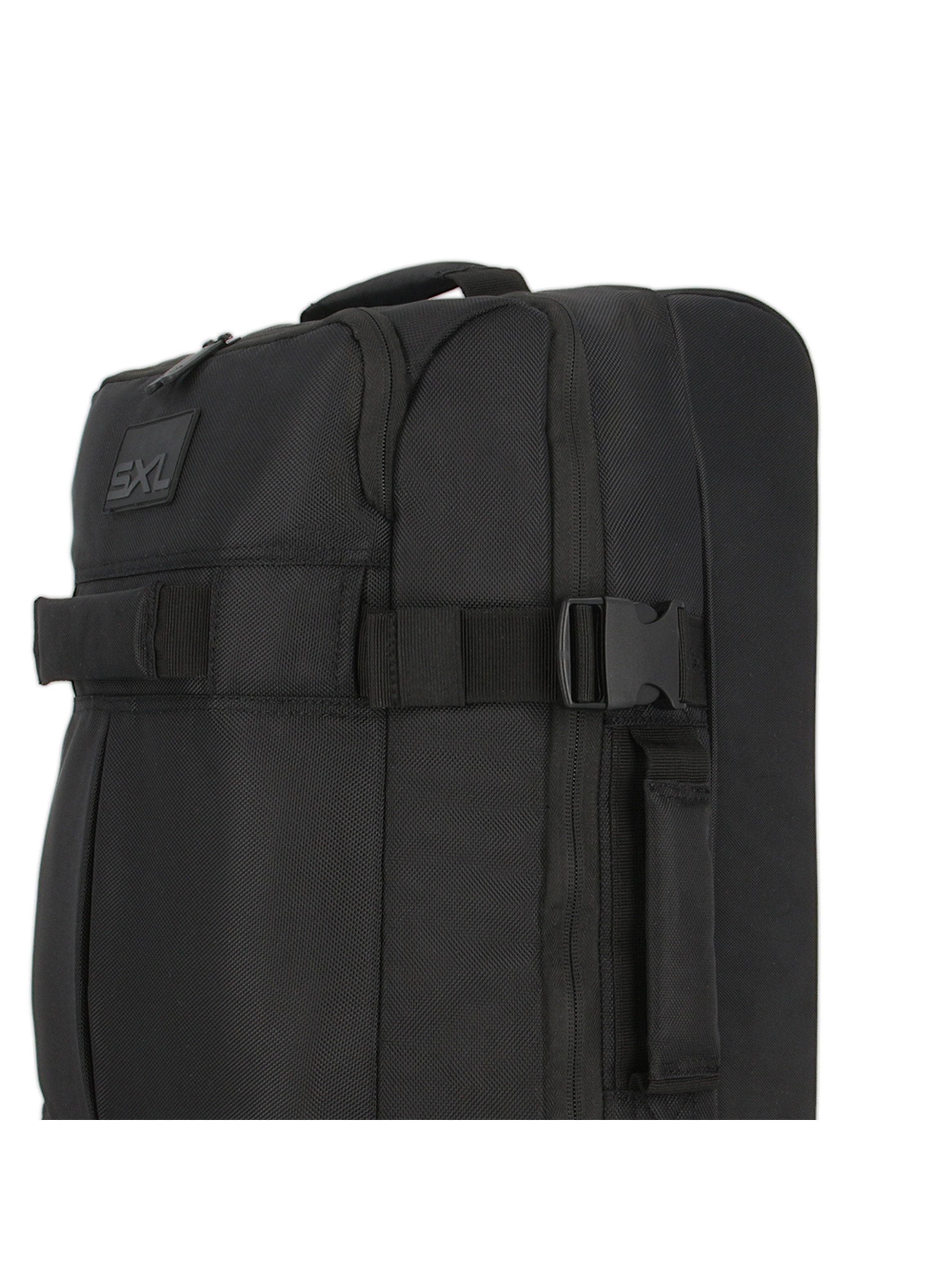 Bolso de Viaje con ruedas Saxoline Freetown S Negro-6