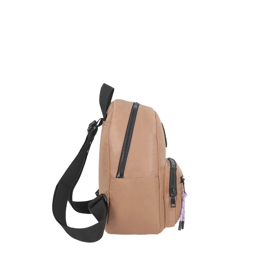 Mochila Mujer Zoe Beige S-4