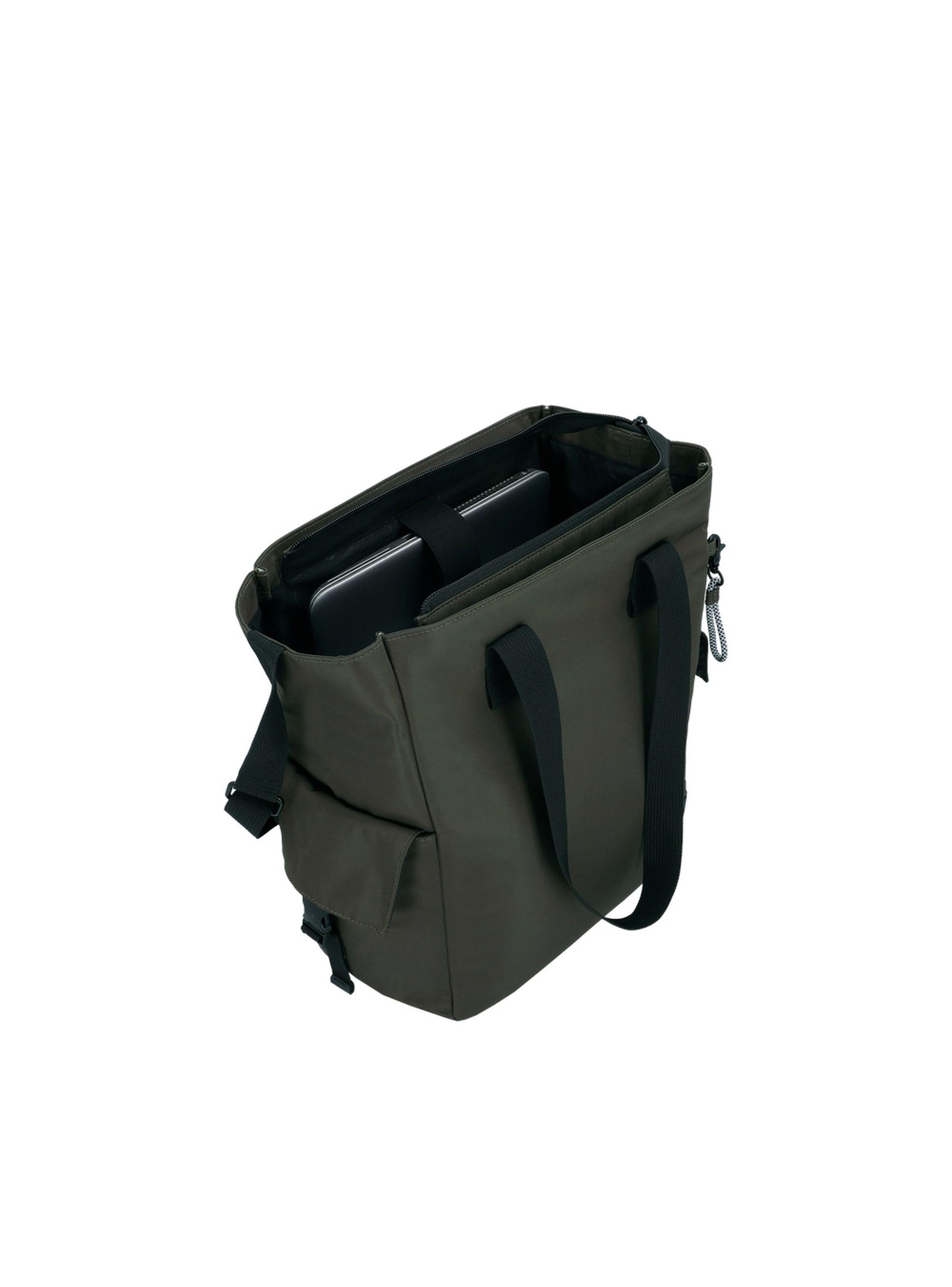 Cartera Tote Bag Xtrem Tessa 6XT Verde Oliva 14"-3