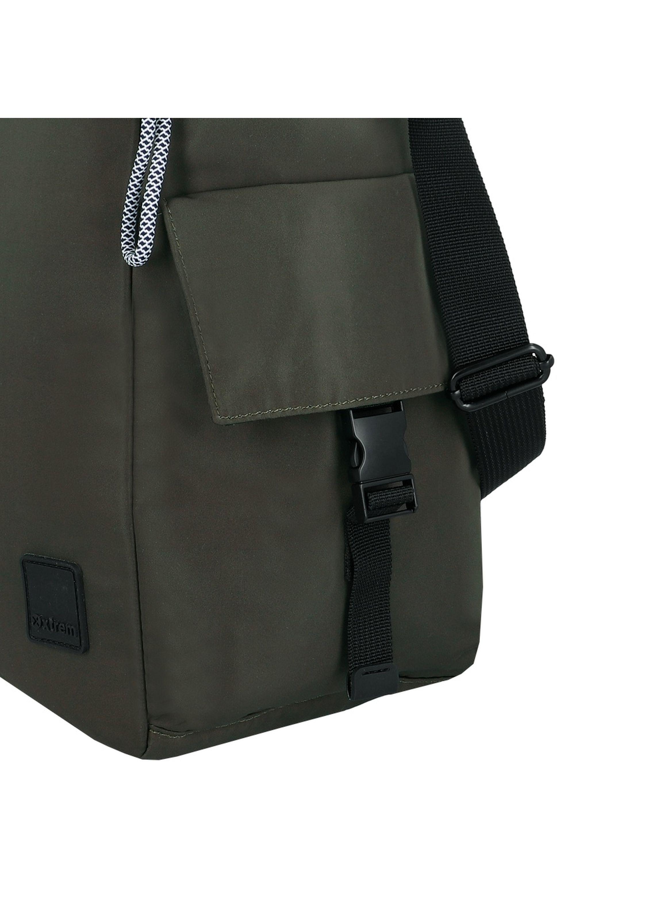 Cartera Tote Bag Xtrem Tessa 6XT Verde Oliva 14"-5