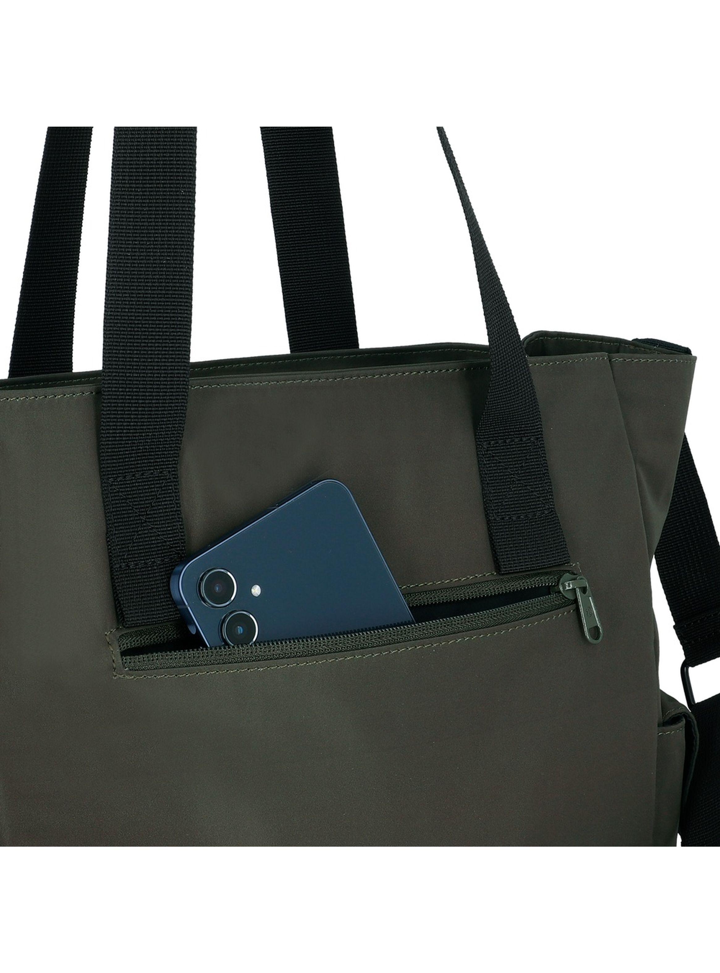 Cartera Tote Bag Xtrem Tessa 6XT Verde Oliva 14"-7