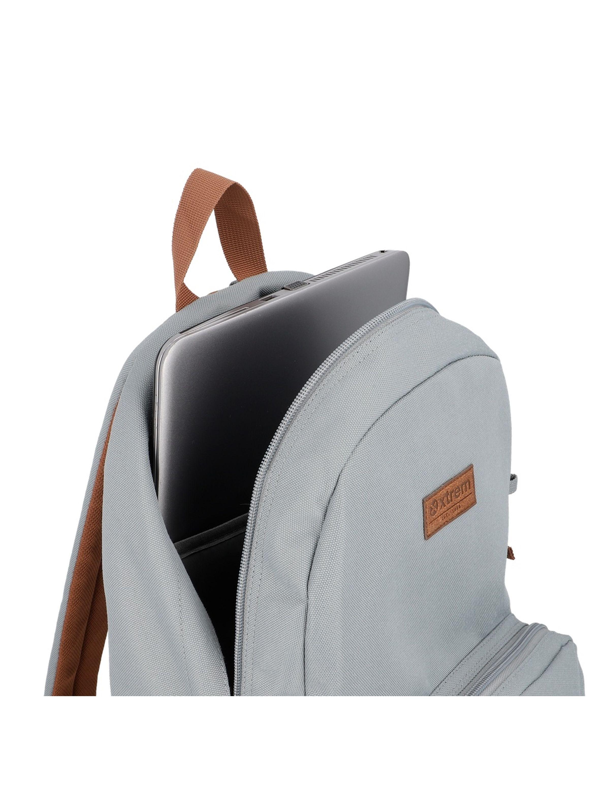 Mochila Notebook Xtrem Pop 6XT Gris 15"-6