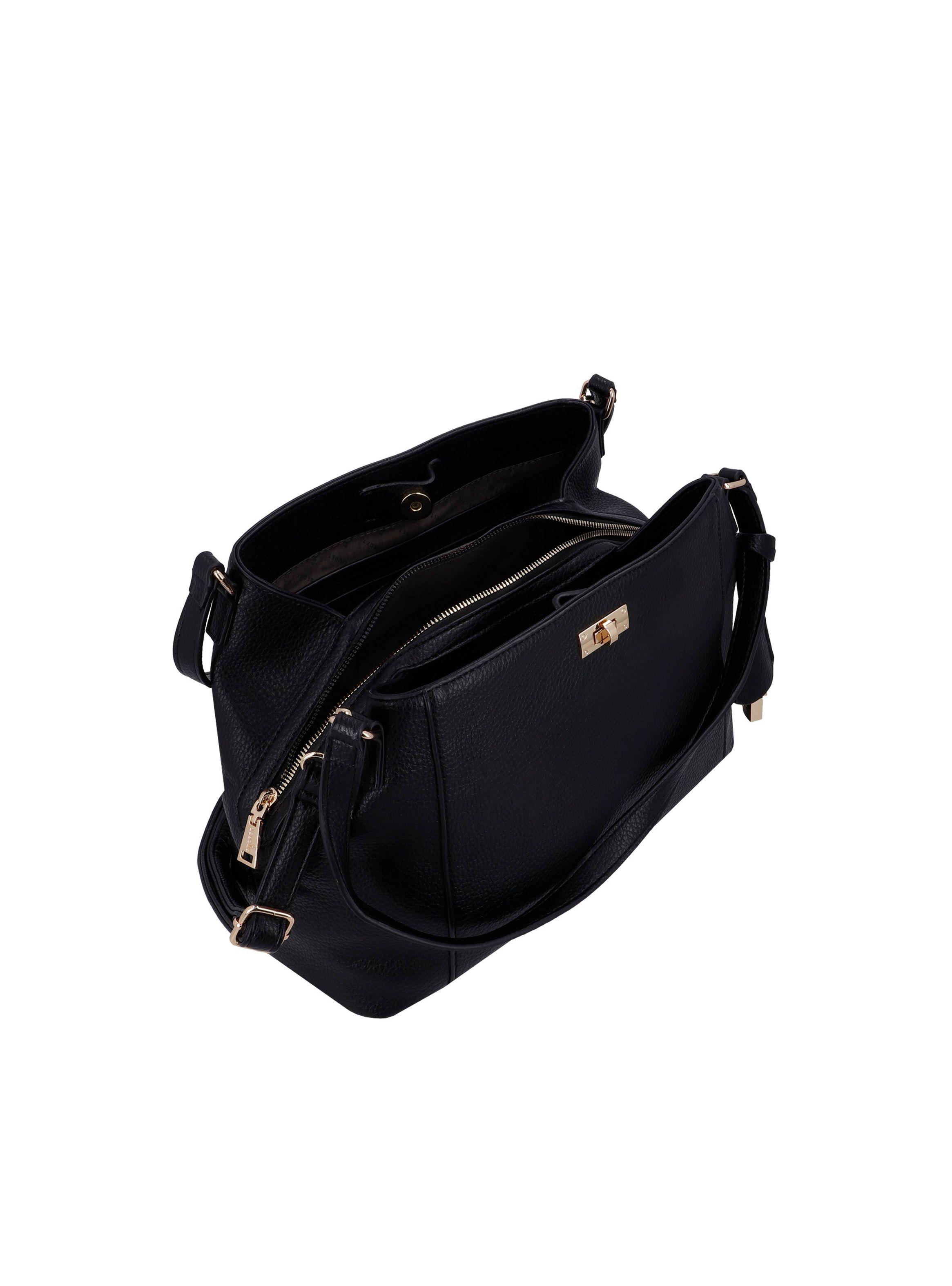 Cartera de hombro Secret Minsk ST6 L Negro-3