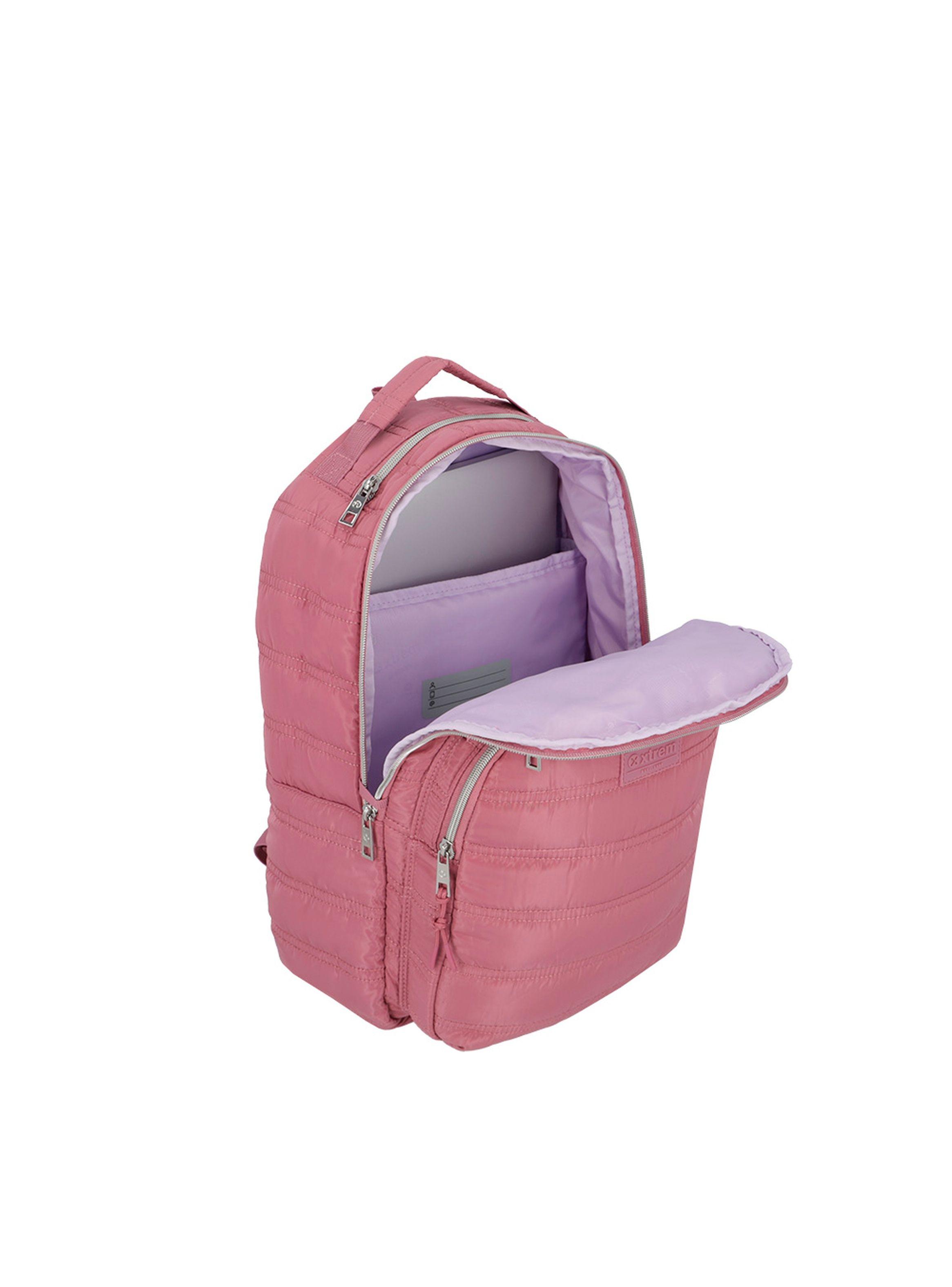 Mochila Notebook Xtrem Vermont 5XT Rosado/Plateado 15"-3