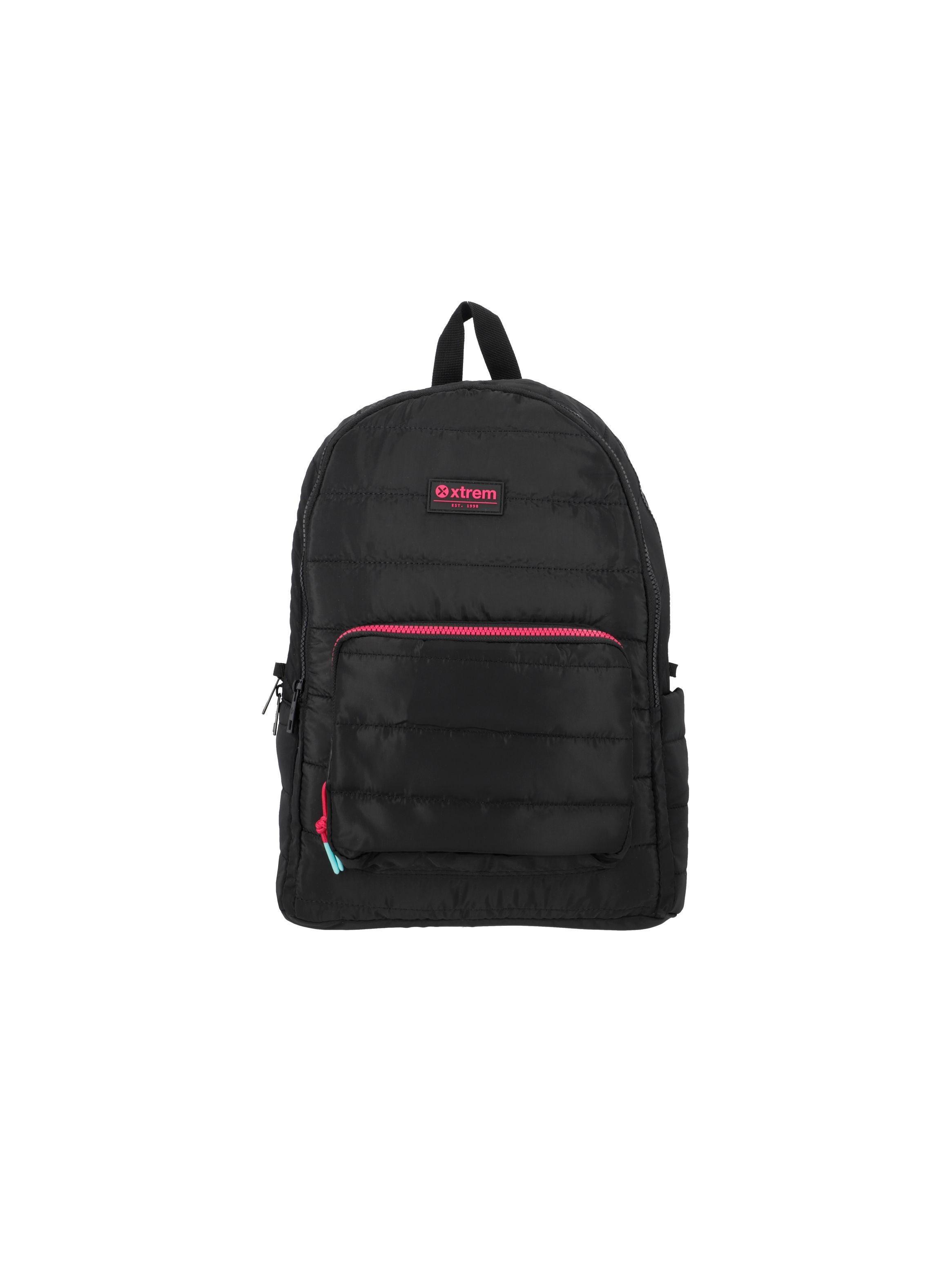 Mochila Notebook Xtrem Hamilton 4XT Negro/Rosado 15"-0