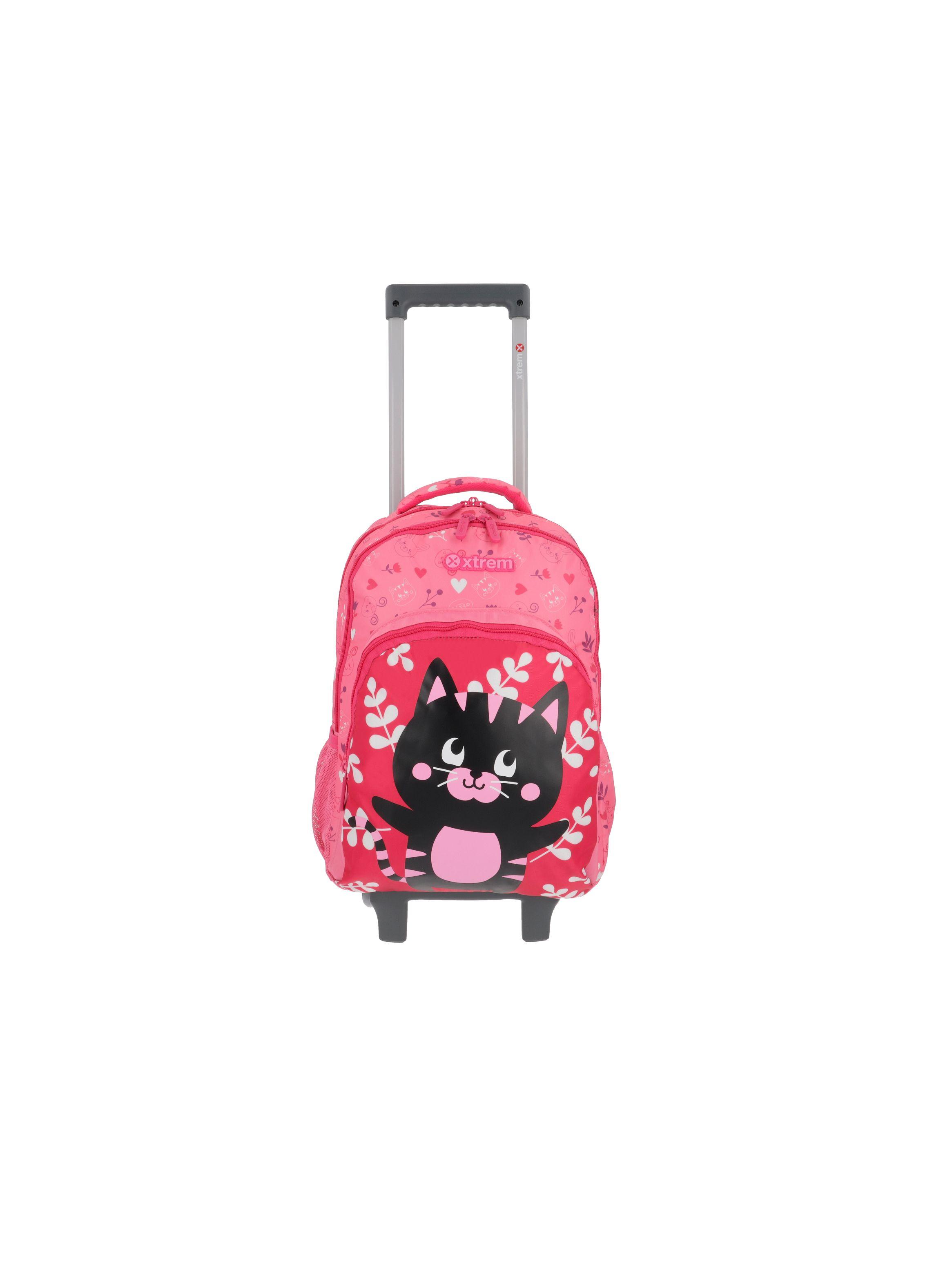 Mochila con ruedas Niña Xtrem Lincoln 4XT Rosado-0
