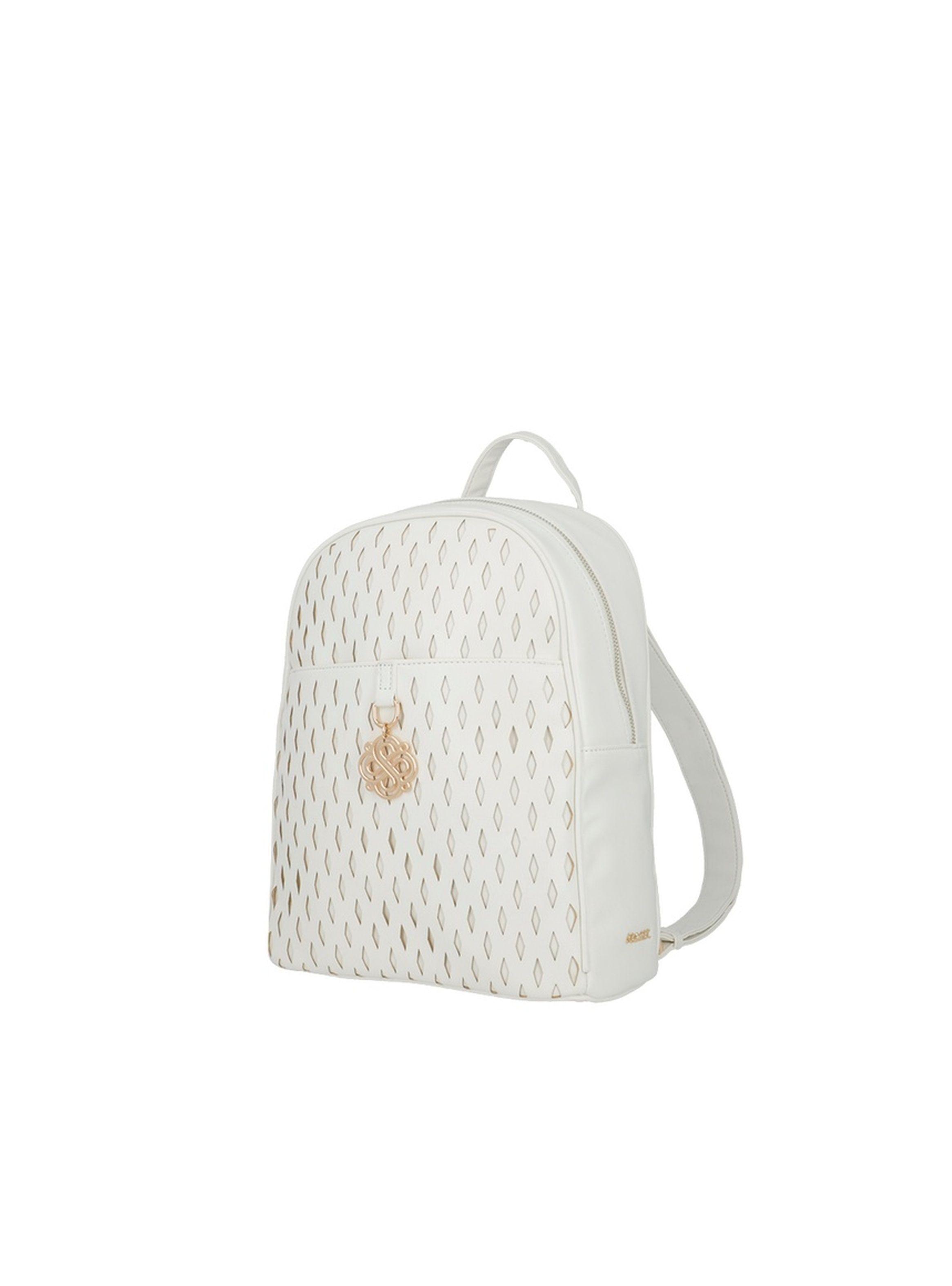 Mochila Secret Zagora SS25 M Blanco-1