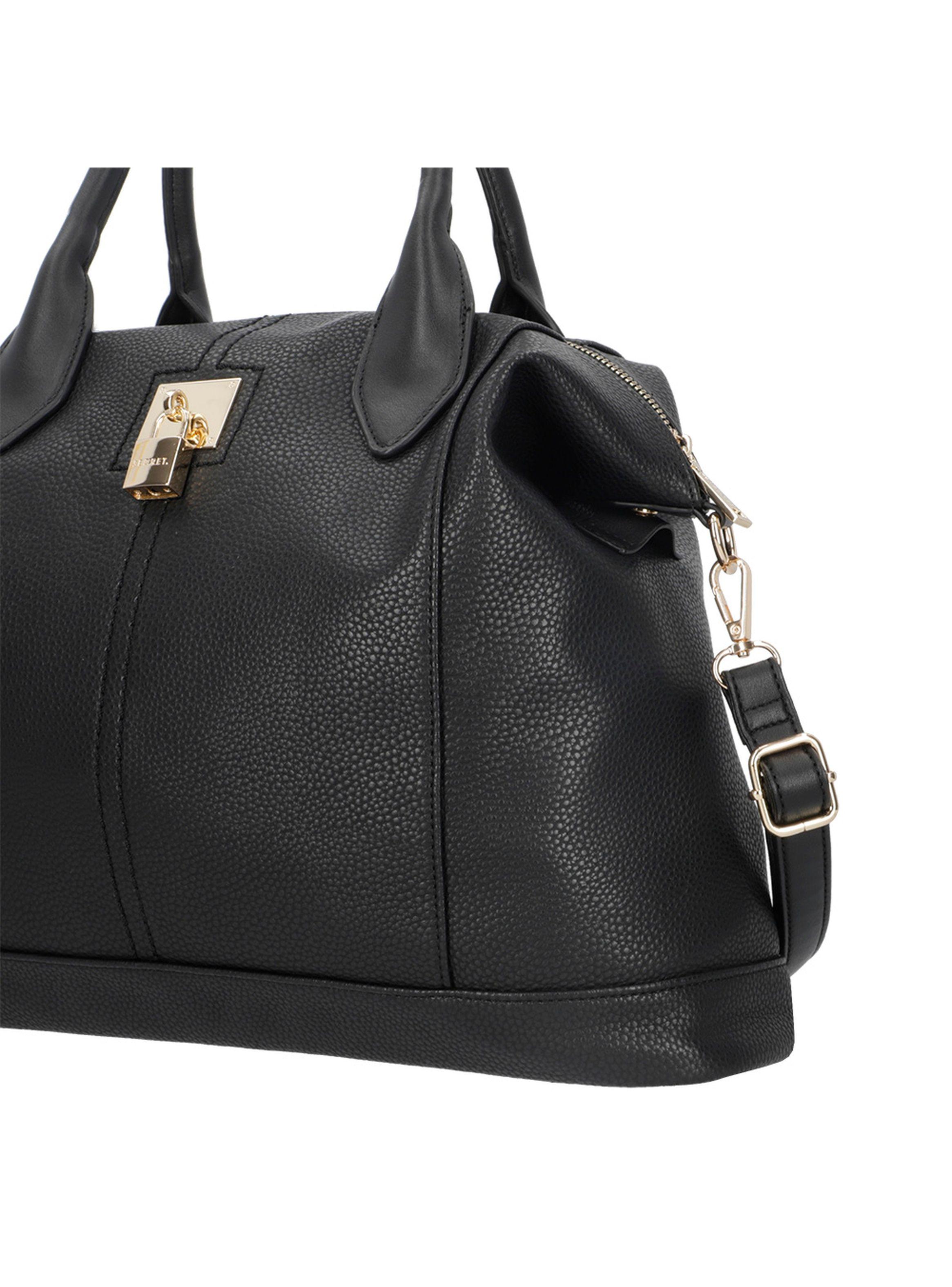 Cartera Tote Secret Parma FW24 Negro L-4