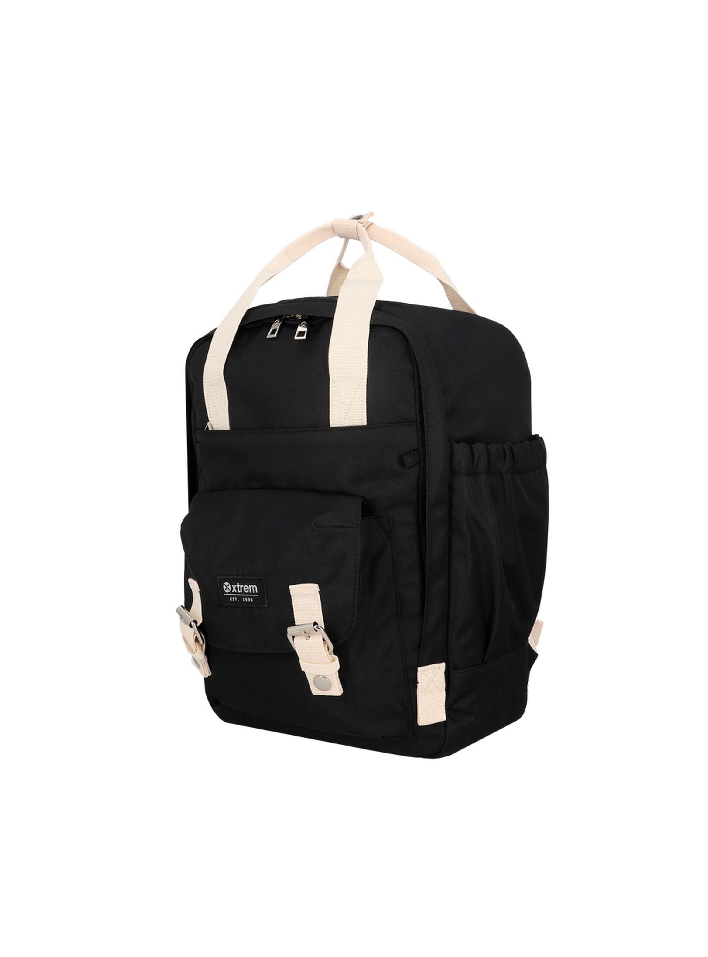 Mochila Notebook Xtrem Monroe 6XT Negro/Beige 15"-1