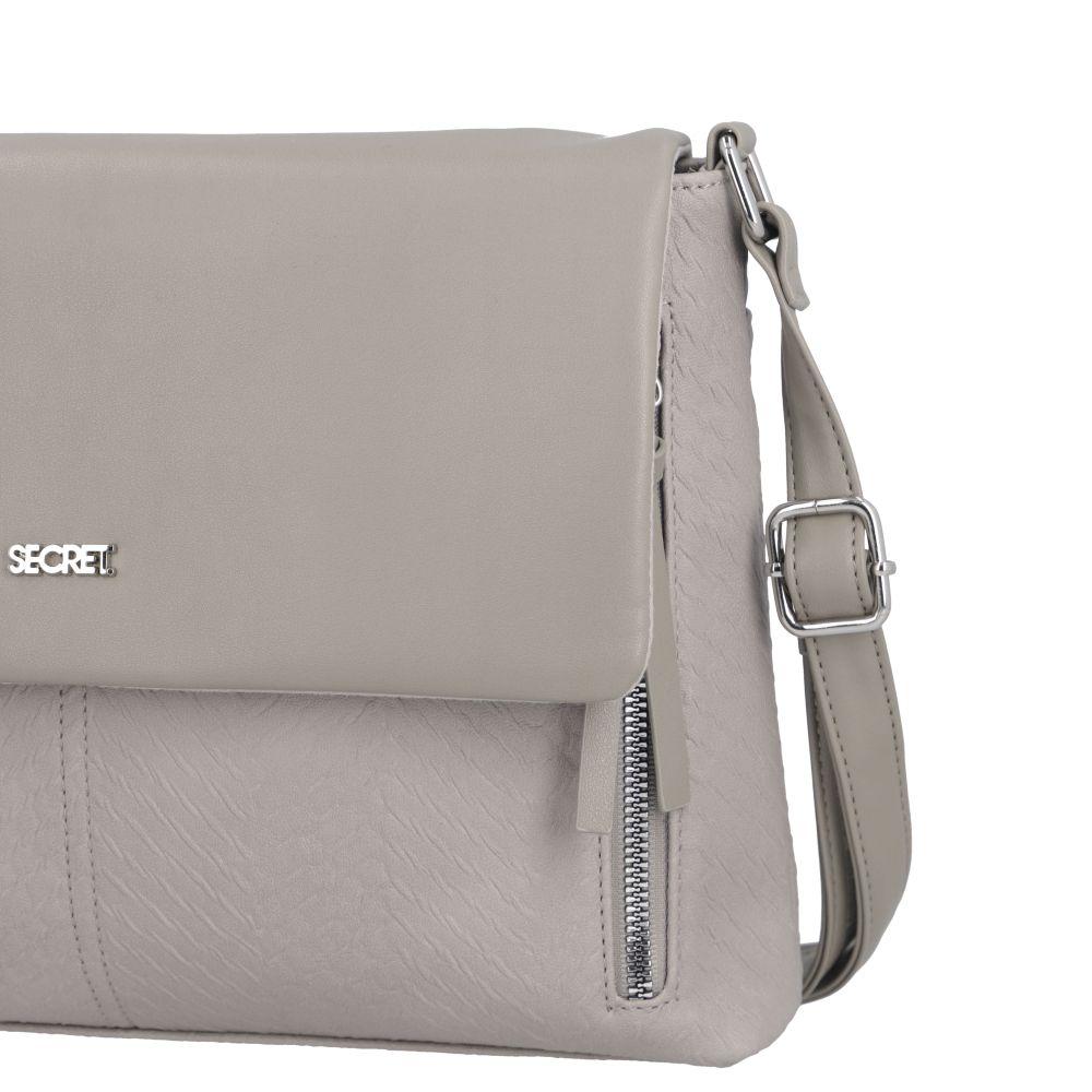 Cartera Positano Casual Gris Secret M-12