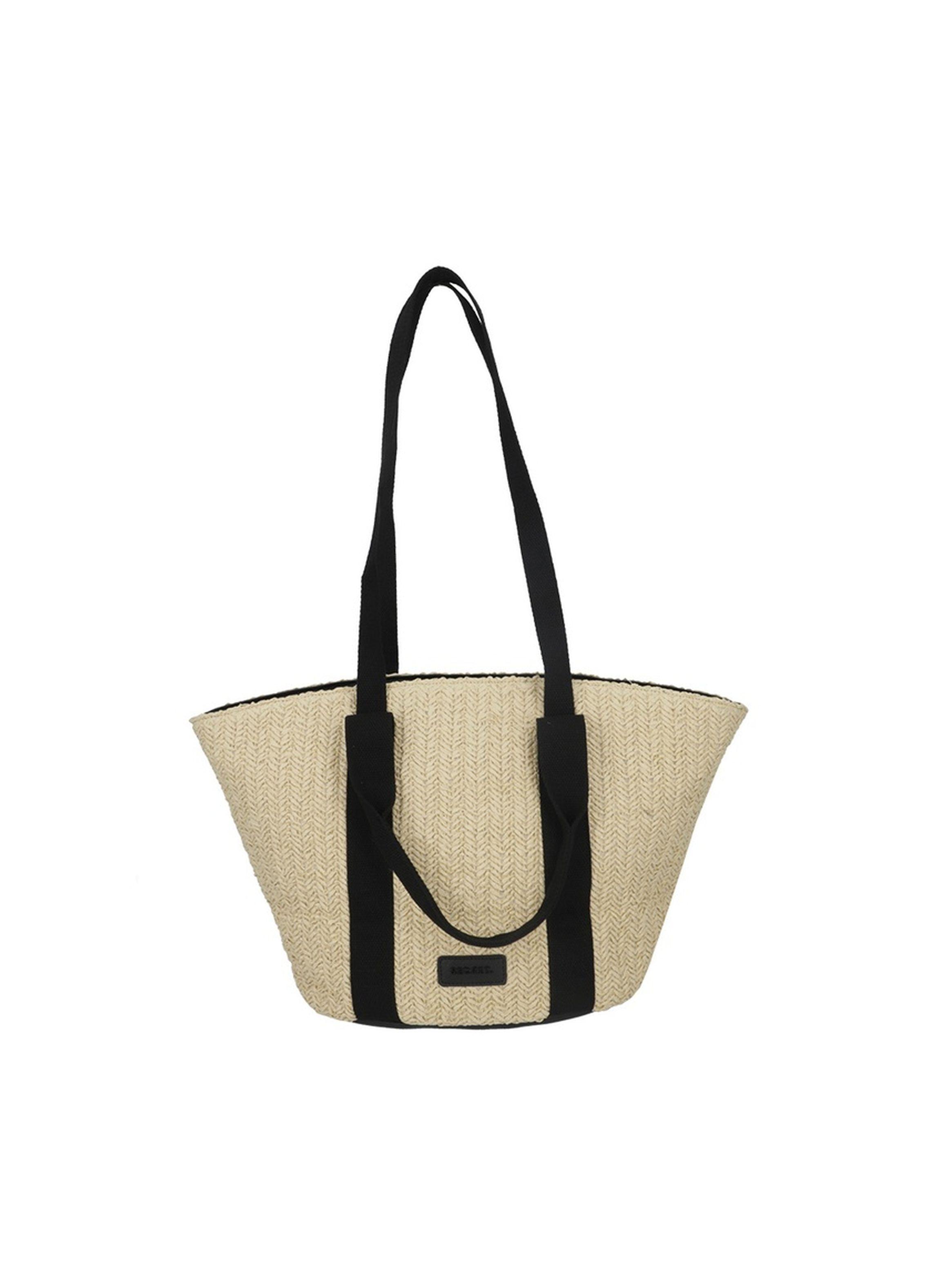 Cartera Tote + Visera Secret Habana SS25 L Negro-2