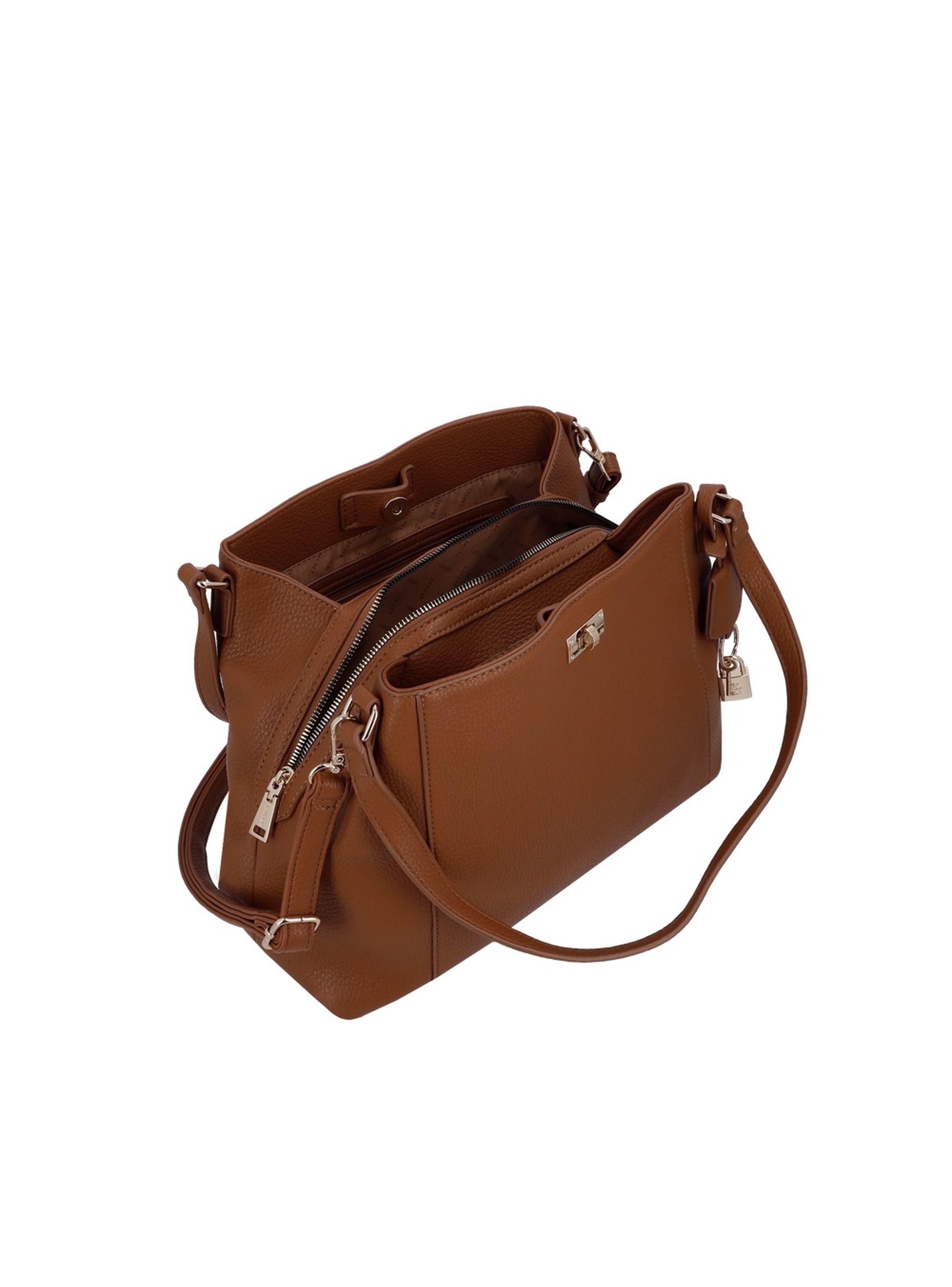 Cartera de hombro Secret Minsk ST6 L Café-3