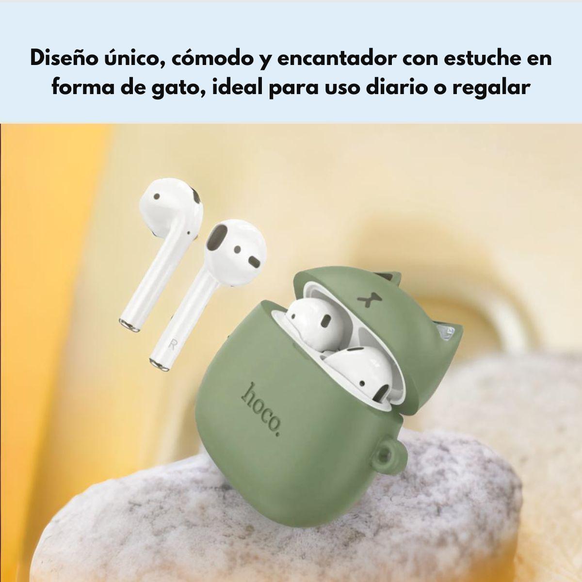 Audífonos Hoco EW45 In Ear TWS Bluetooth Forest Cat-6