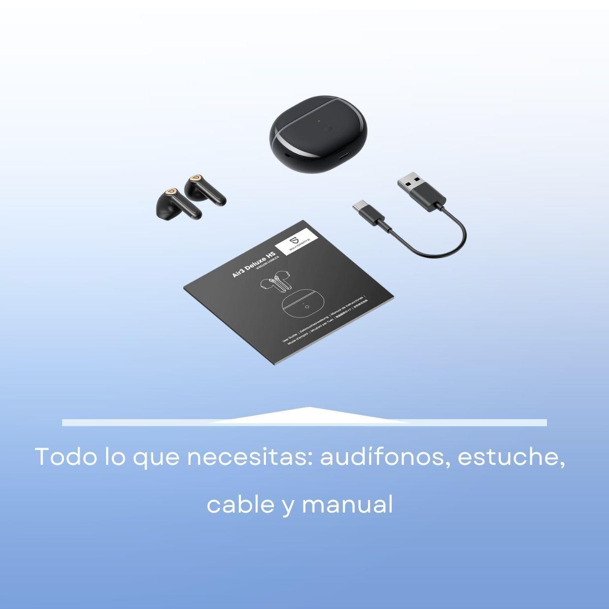 Audífonos Bluetooth HiFi con LDAC SoundPEATS Air3 Deluxe HS-7