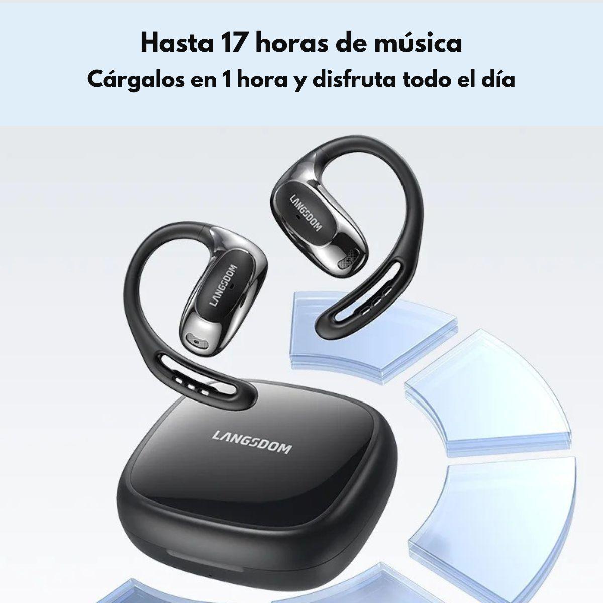 Auriculares Deportivos Inalámbricos IPX 5 ENC Langsdom TE10-3