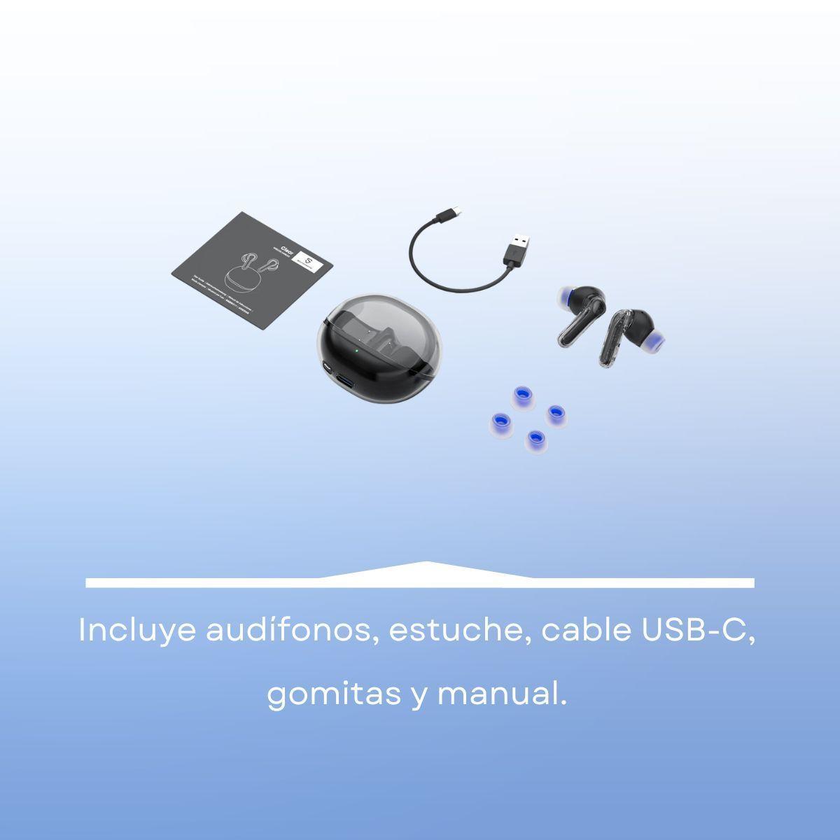 Audífonos Inalámbricos TWS ENC IPX4 SoundPEATS Clear-7