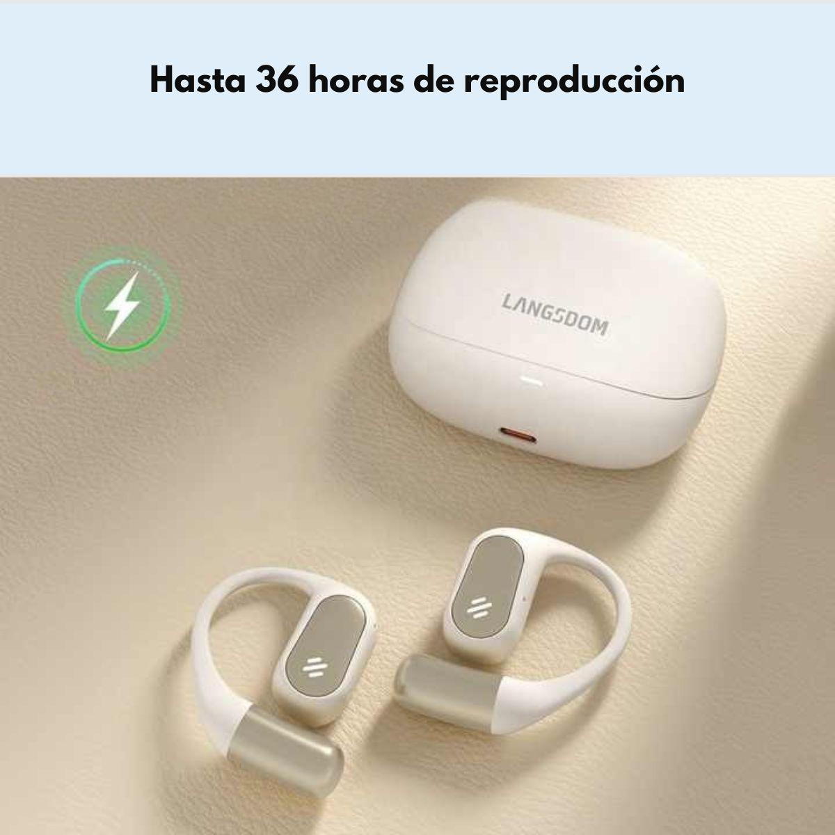 Audifonos Deportivos Bluetooth IPX5 HiFi 36h Langsdom TE09-3